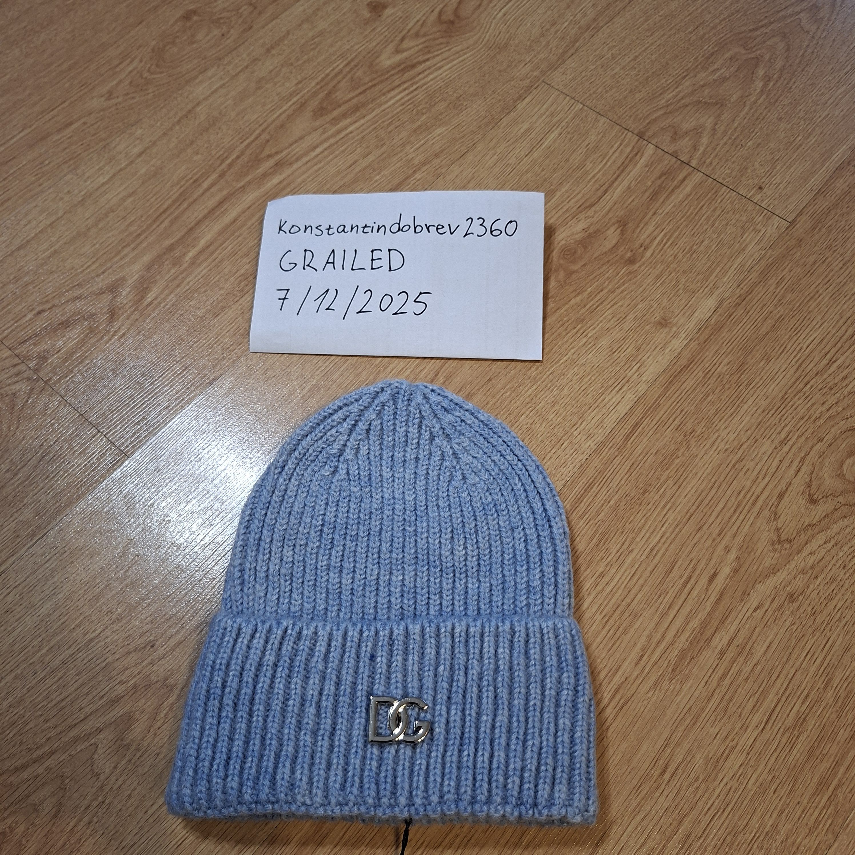 Dolce & Gabbana Dolce Gabbana light blue hat Size ONE SIZE - 2 Thumbnail