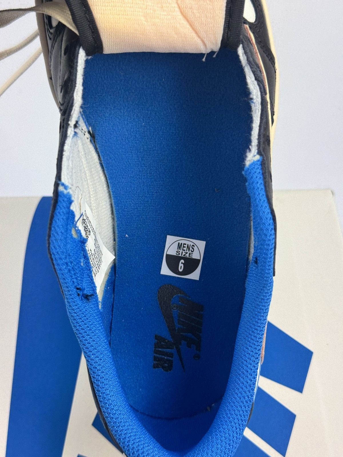Nike × Travis Scott JORDAN 1 RETRO LOW FRAGMENT X TRAVIS SCOTT SNEAKERS Size US 6 / EU 39 - 11 Thumbnail