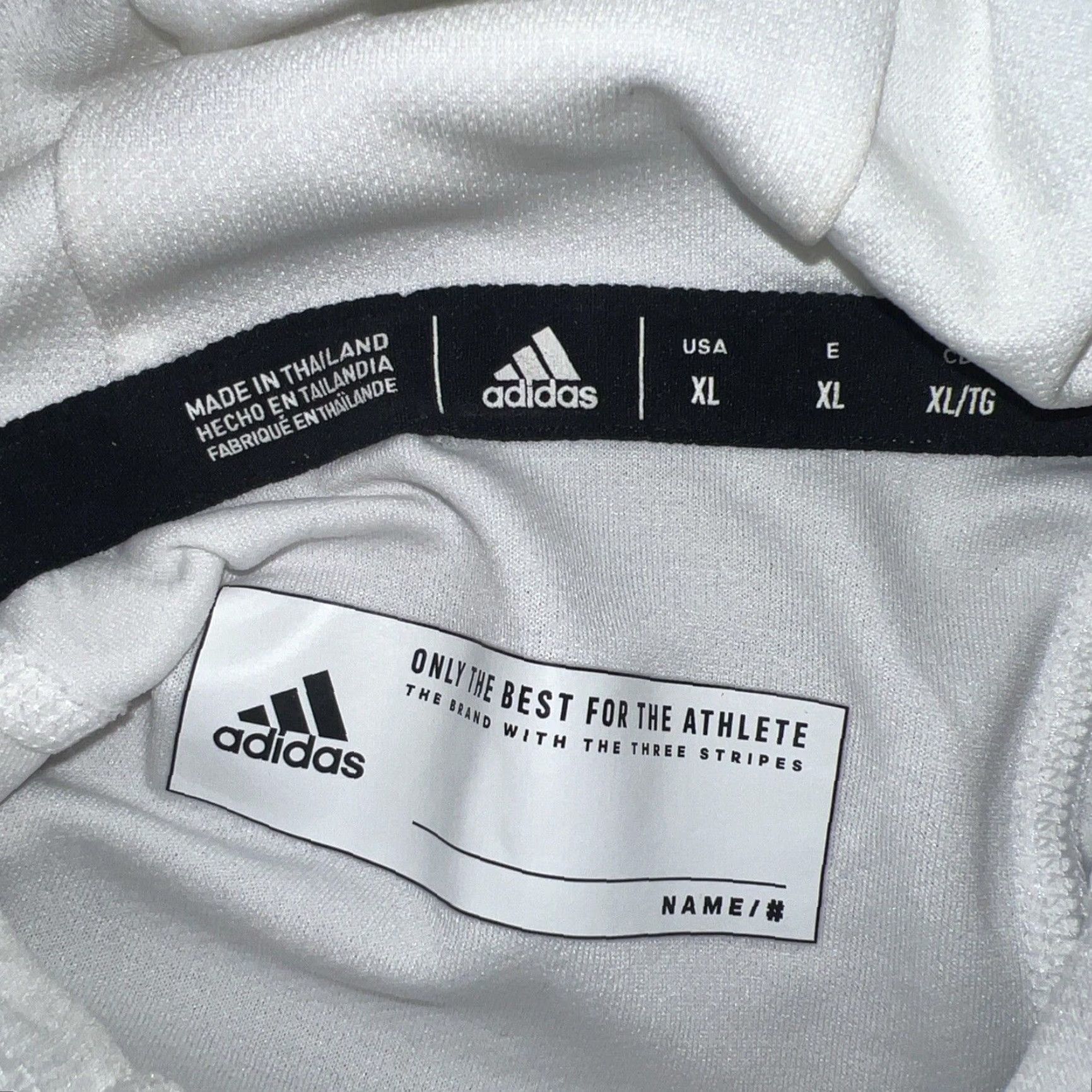 Adidas Adidas White Huskies Pullover Hoodie Womens XL Activewear Size XL / US 12-14 / IT 48-50 - 5 Thumbnail