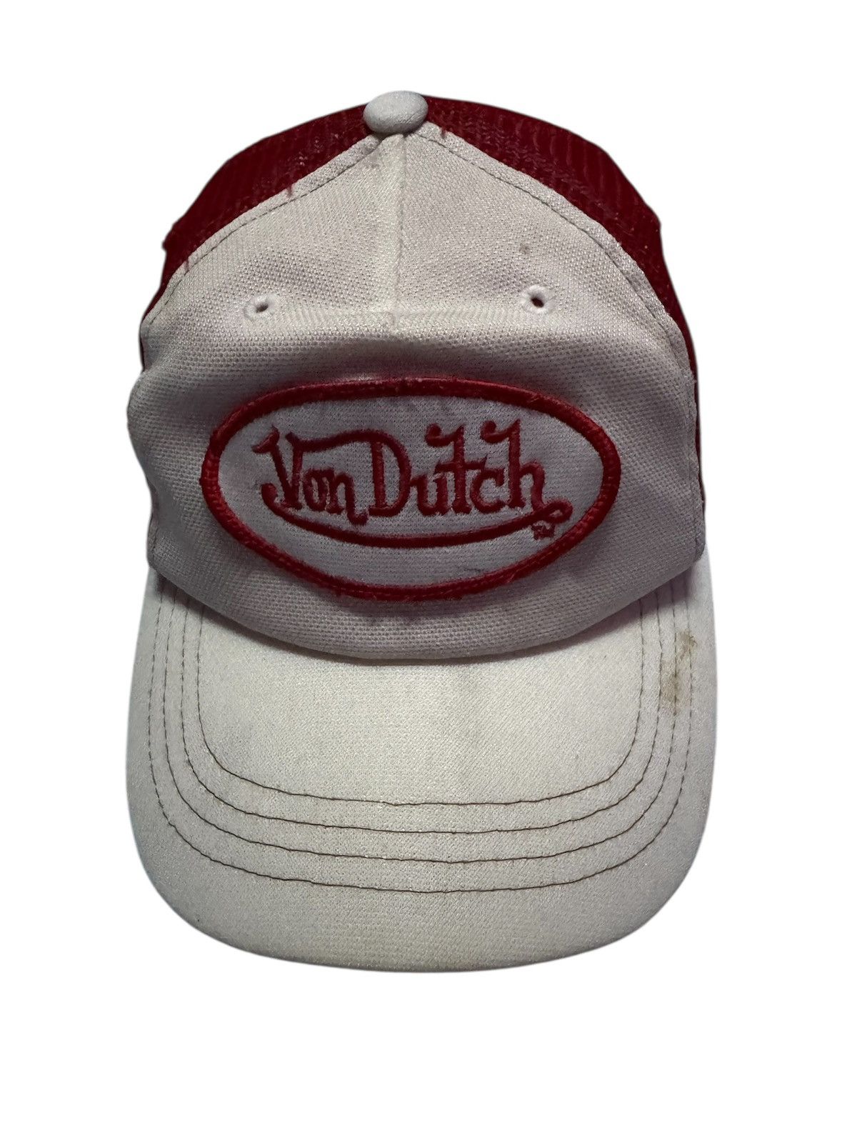 Von Dutch Von Dutch Red Trucker Snapback Cap One Size Size ONE SIZE - 1 Thumbnail