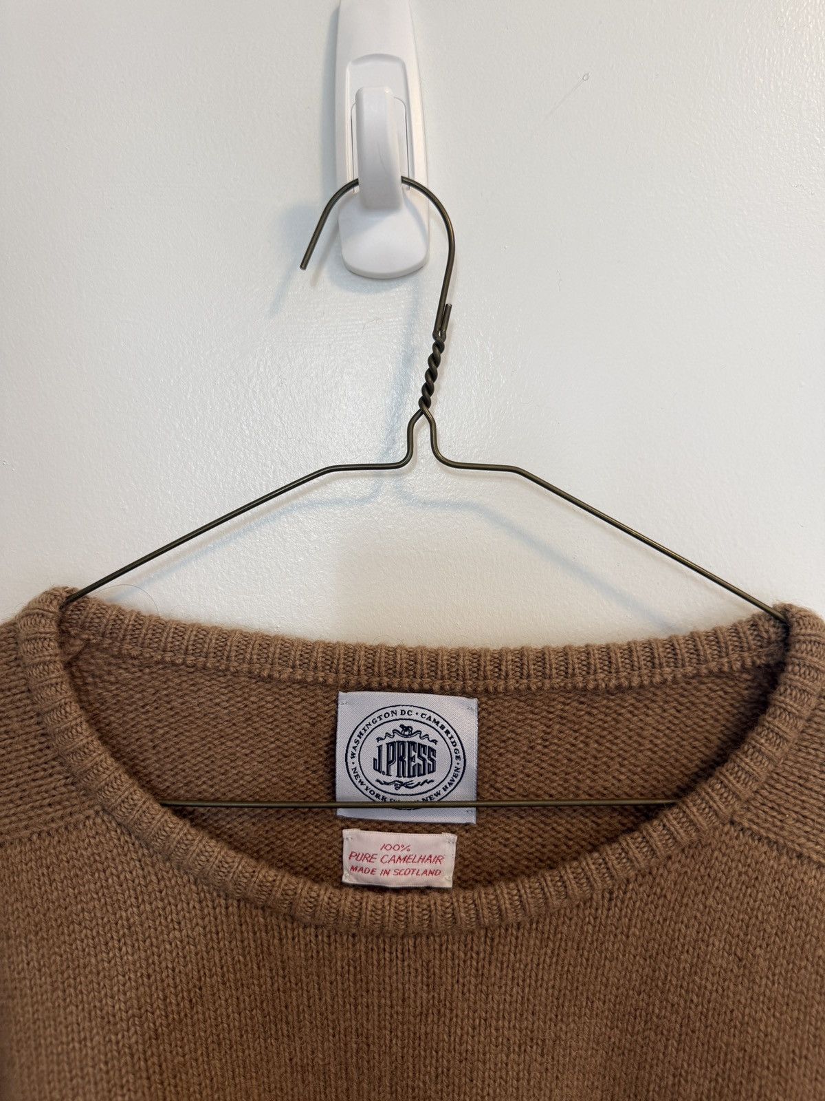 J. Press J. Press Camelhair Sweater Size US L / EU 52-54 / 3 - 3 Thumbnail