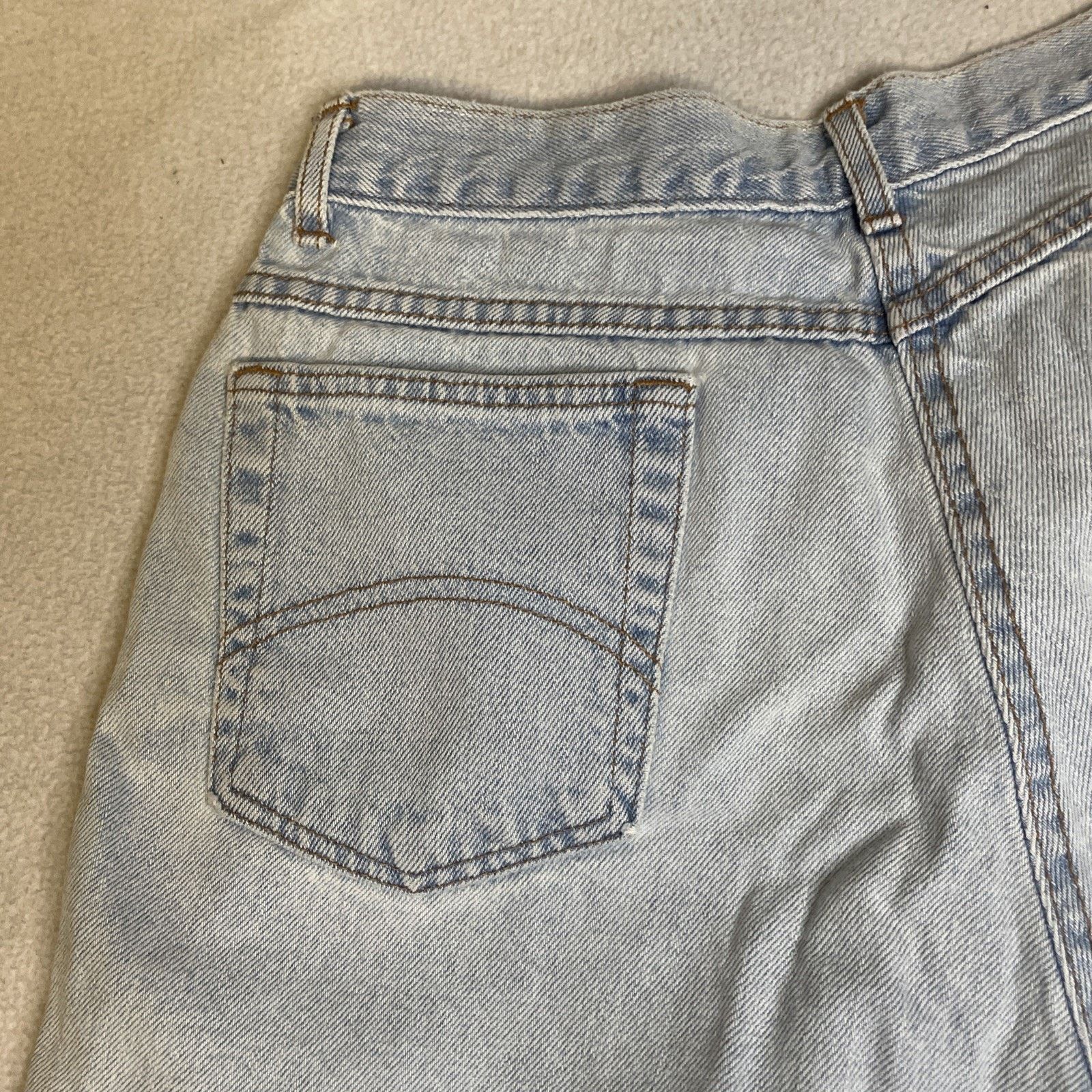Other VTG 90s Chic Denim Shorts Size 13 High Waisted Light Wash Size 34" / US 12 / IT 48 - 12 Thumbnail