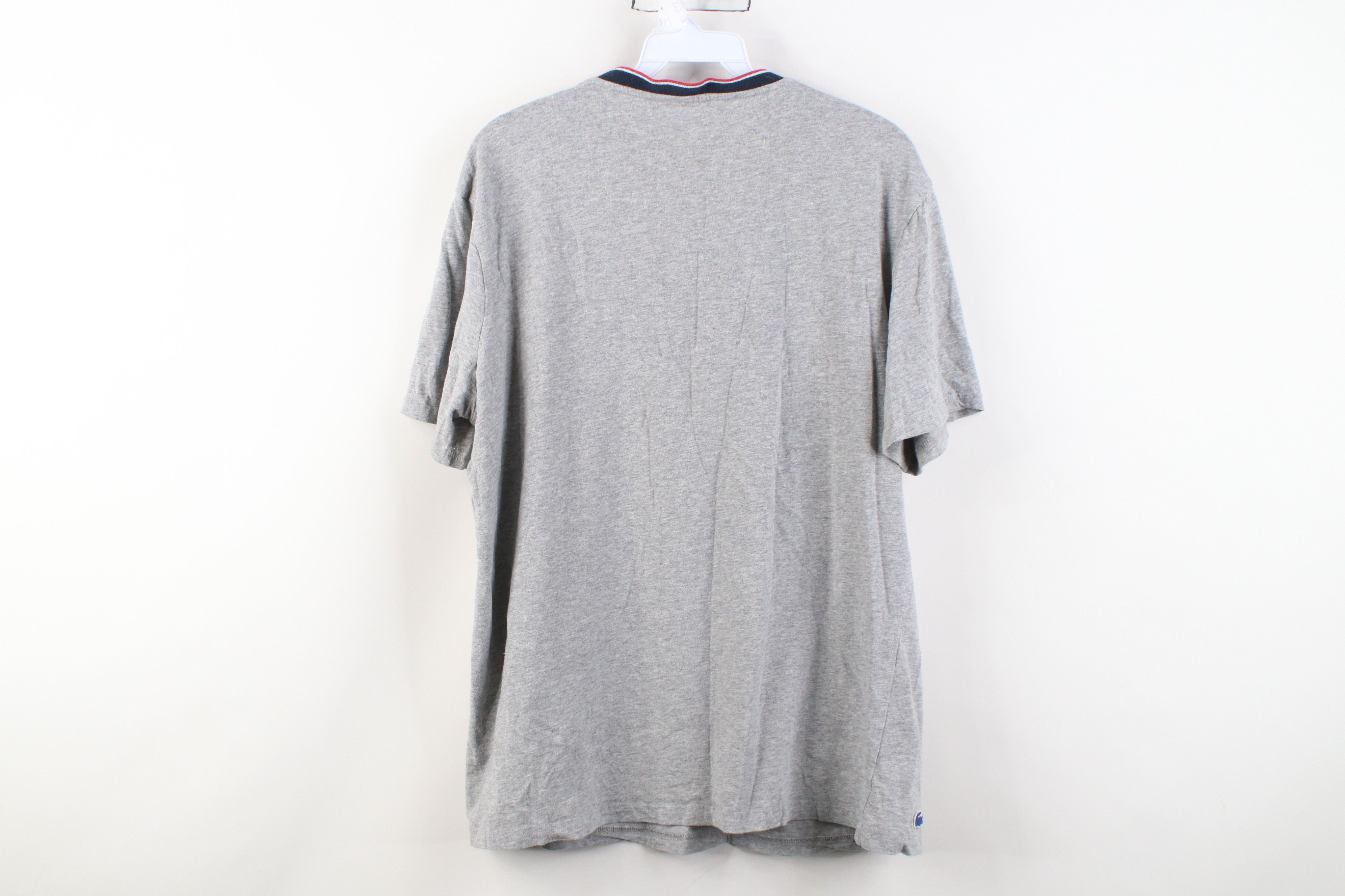 Lacoste Lacoste Croc Logo Jersey Knit Short Sleeve Henley T-Shirt Size US L / EU 52-54 / 3 - 9 Thumbnail