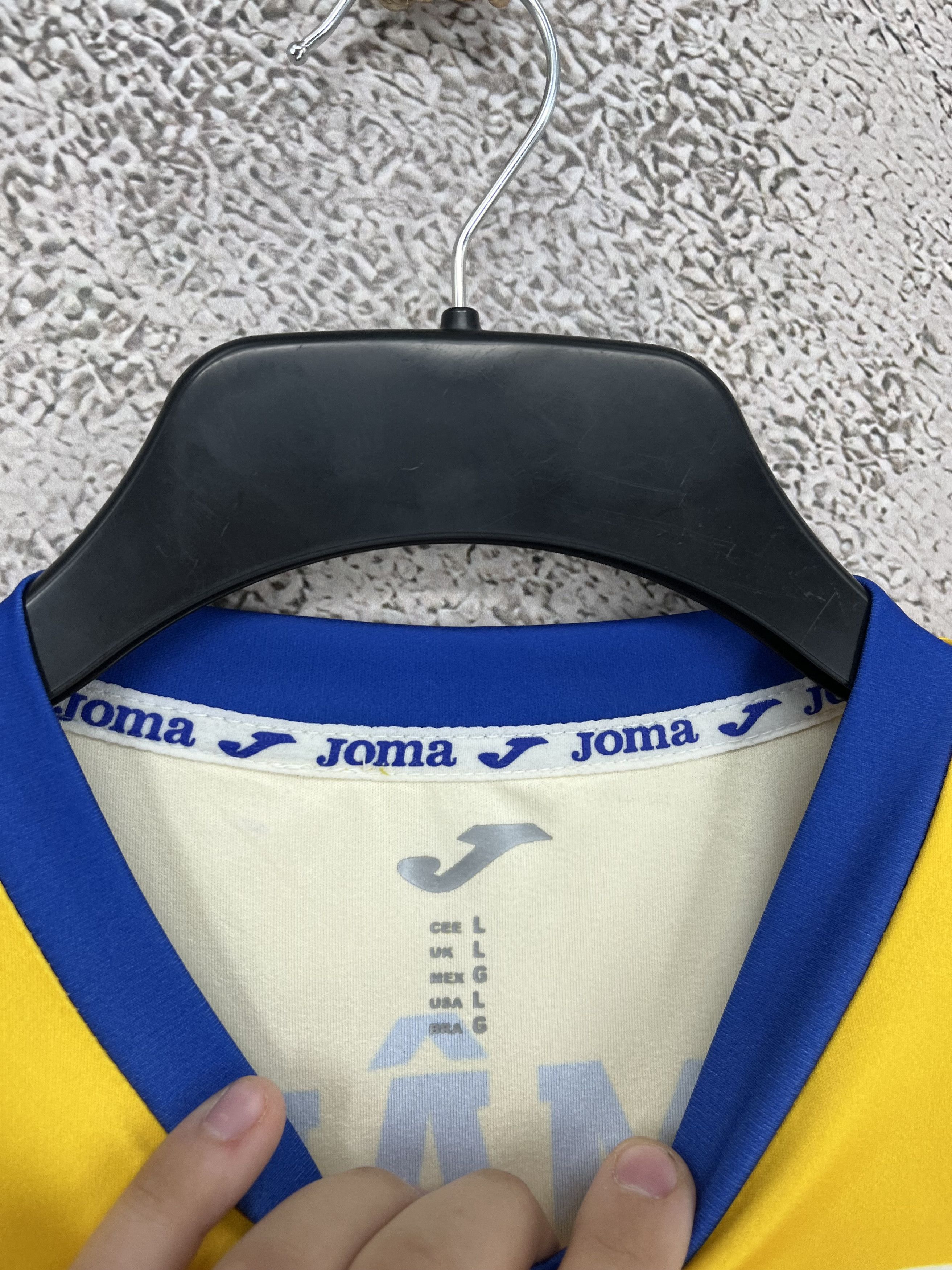 Joma Romania 2024-25 Joma Home Fan Football Shirt L Size US L / EU 52-54 / 3 - 9 Thumbnail