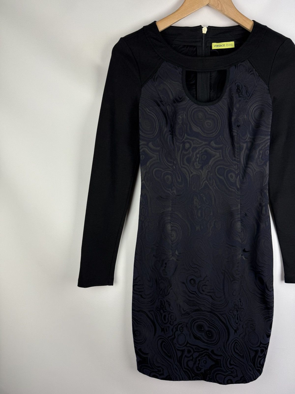 Versace Jeans Couture Versace Jeans Ladies Abstract Pattern Long Sleeve Dress Size XS / US 0-2 / IT 36-38 - 2 Thumbnail