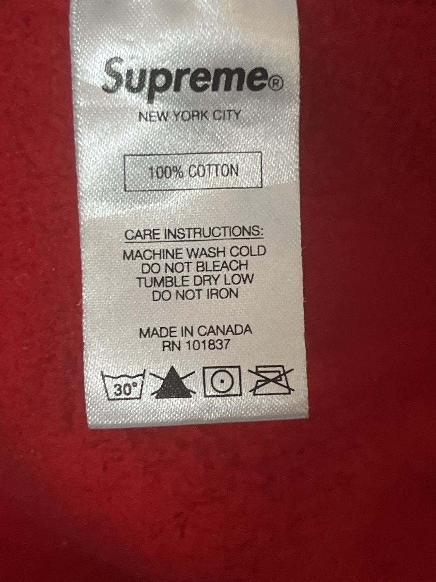Supreme Supreme red hoodie bandanna logo Size US S / EU 44-46 / 1 - 5 Thumbnail