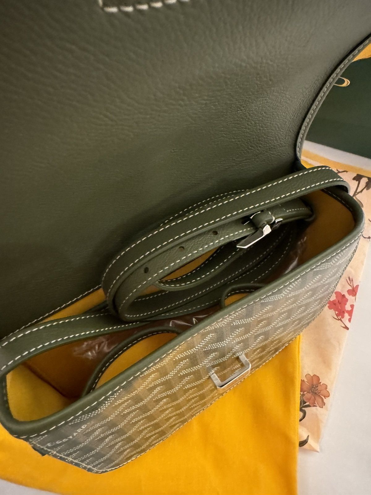 Goyard Belvedere PM Khaki/Army Green