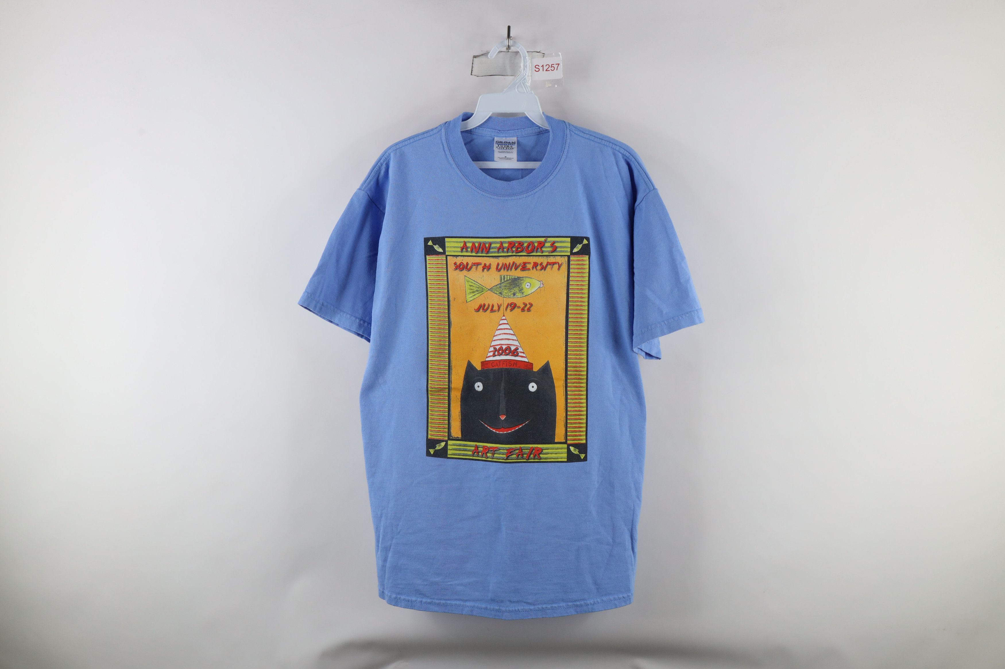 Vintage Vintage Y2K 2006 Spell Out Ann Arbor Art Fair T-Shirt Blue Size US M / EU 48-50 / 2 - 1 Thumbnail