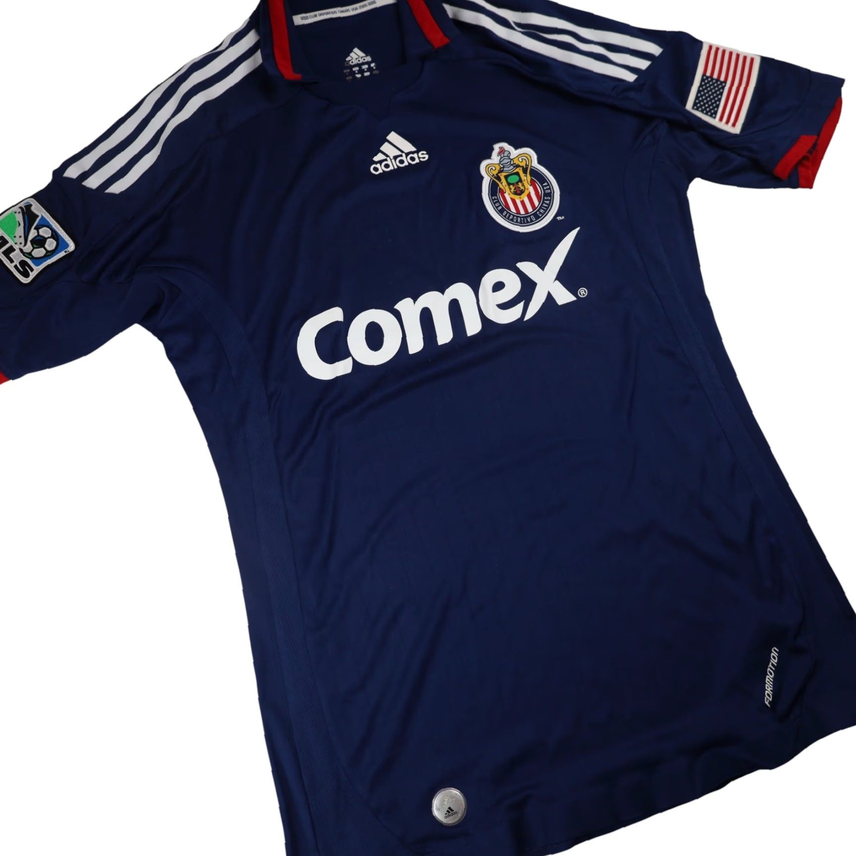 Adidas VINTAGE 2009 Adidas Club Deportivo Chivas USA Soccer Jersey Blue M Mens Size US M / EU 48-50 / 2 - 3 Thumbnail