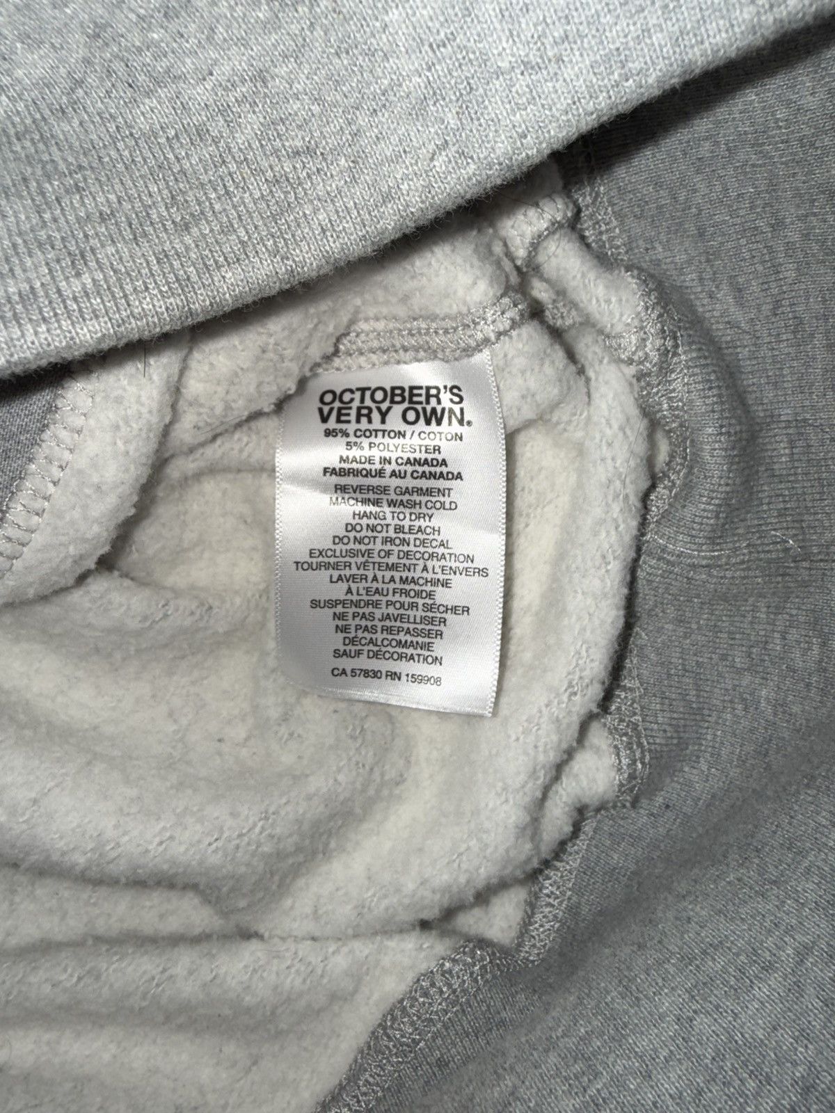 October's Very Own OVO Chenille Bubble Owl Hoodie Size Large Used Size US L / EU 52-54 / 3 - 6 Thumbnail