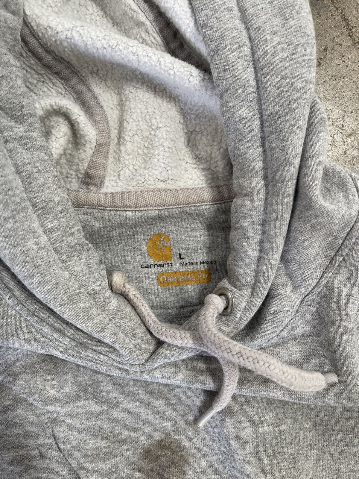 Carhartt × Carhartt Wip × Vintage PAINT DISTRESSED CARHARTT HOODIE Size US L / EU 52-54 / 3 - 5 Thumbnail
