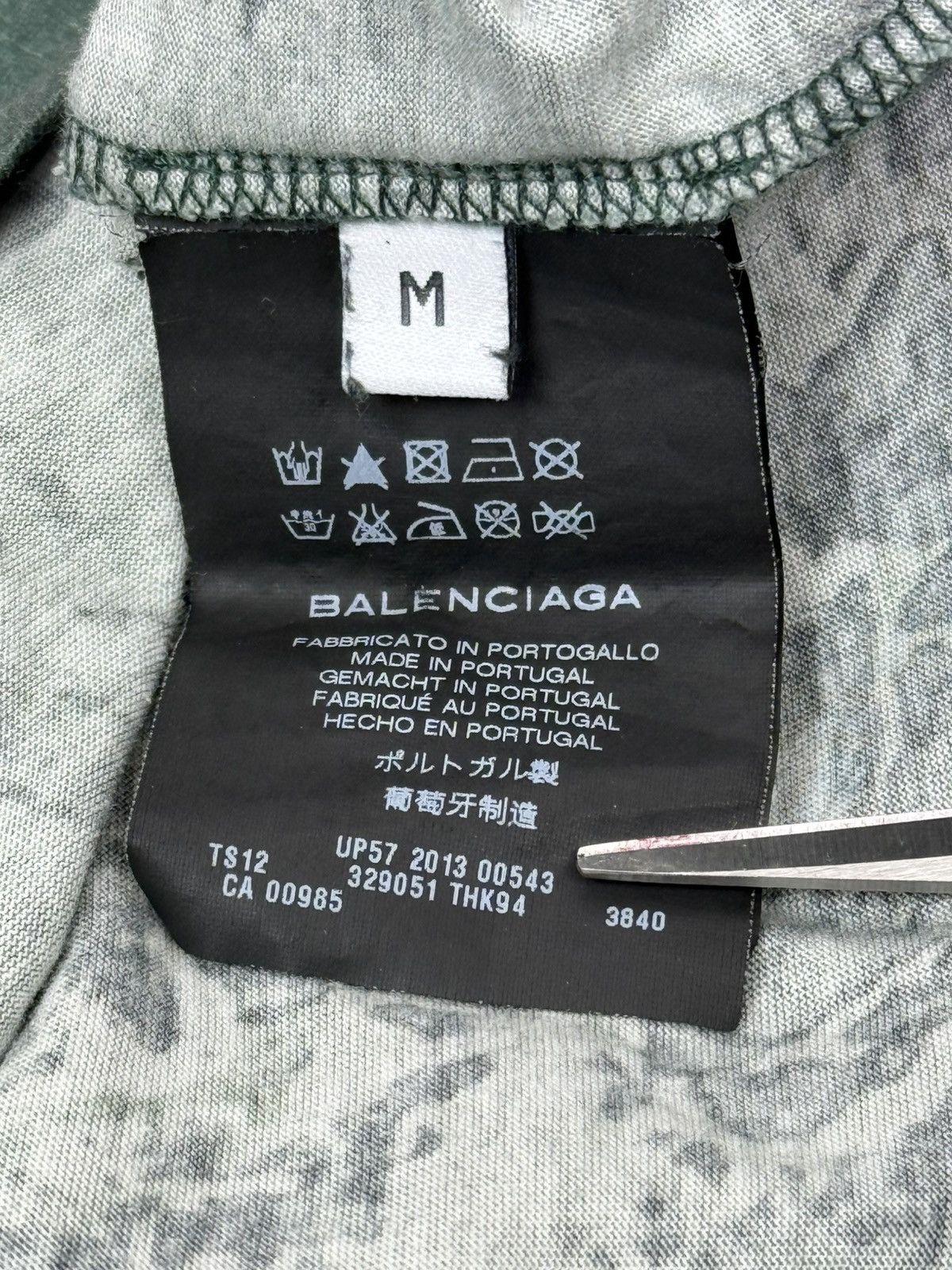 Balenciaga Balenciaga Marbled Camo SS13 Alexander Wang Long Sleeve M Size US M / EU 48-50 / 2 - 7 Thumbnail