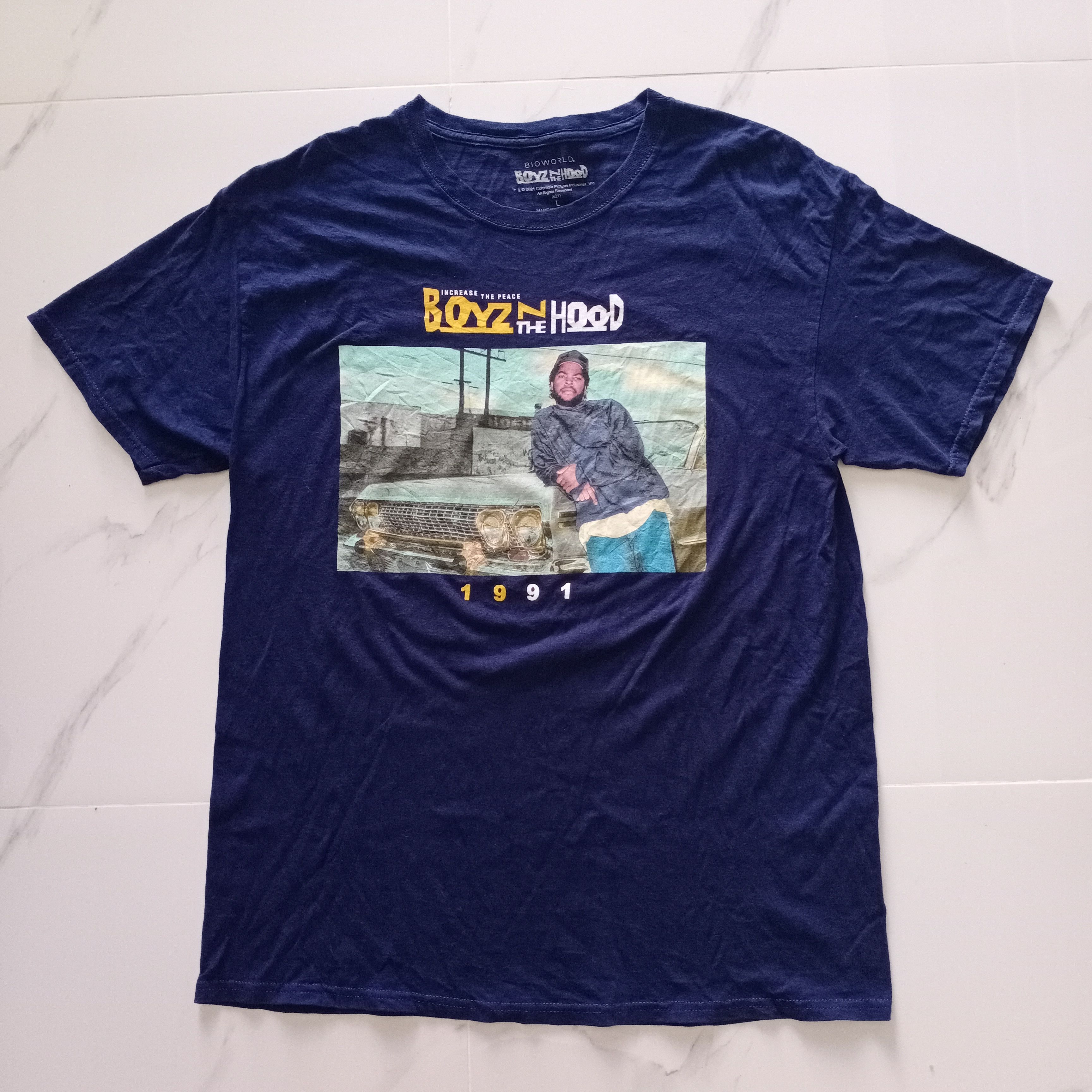 Rap Tees × Vintage Ice Cube Boyz N The Hood Tee T Shirt 1991 Size US L / EU 52-54 / 3 - 1 Thumbnail