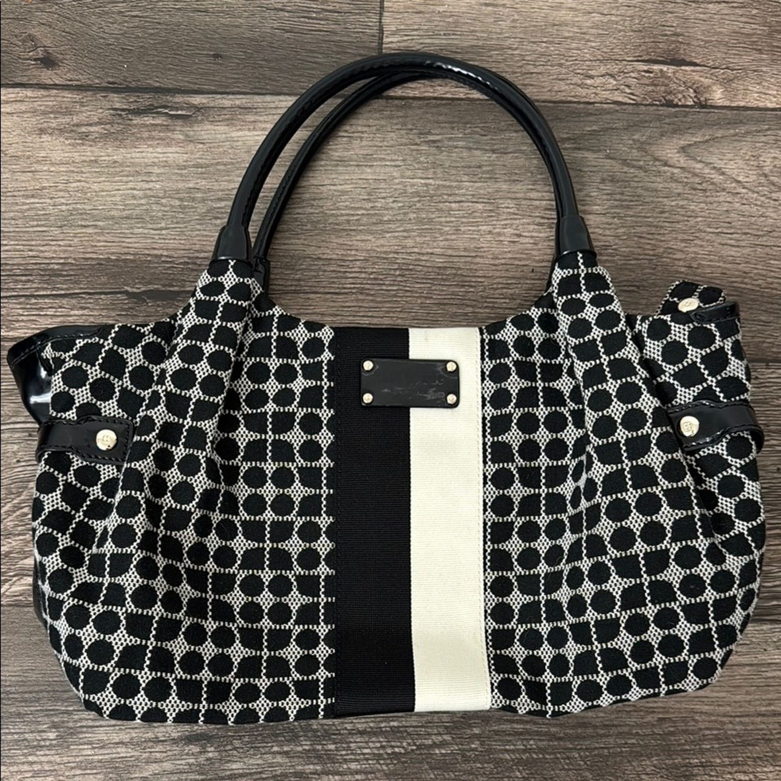 Kate Spade Kate Spade Stevie Classic Noel Black Y2K Bag Size ONE SIZE - 2 Thumbnail