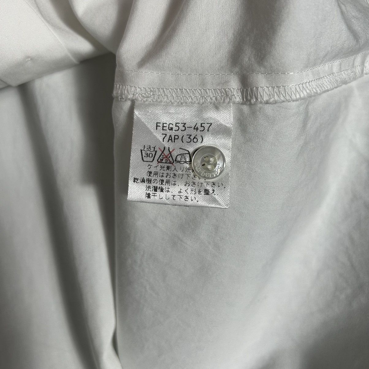 Burberry × Vintage Vintage Burberrys Shirt Size M / US 6-8 / IT 42-44 - 6 Thumbnail