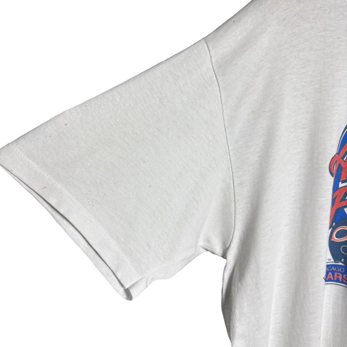 NFL × Vintage Vintage 80s NFL Bears Vs Vikings Volvo T-Shirt Size US XL / EU 56 / 4 - 9 Thumbnail