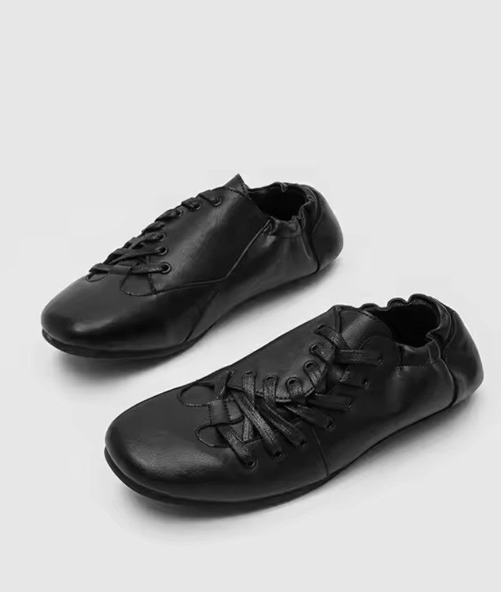 Leather Genuine Leather Square Low Tassel Y2k Sneakers Boots Size US 13 / EU 46 - 1 Thumbnail