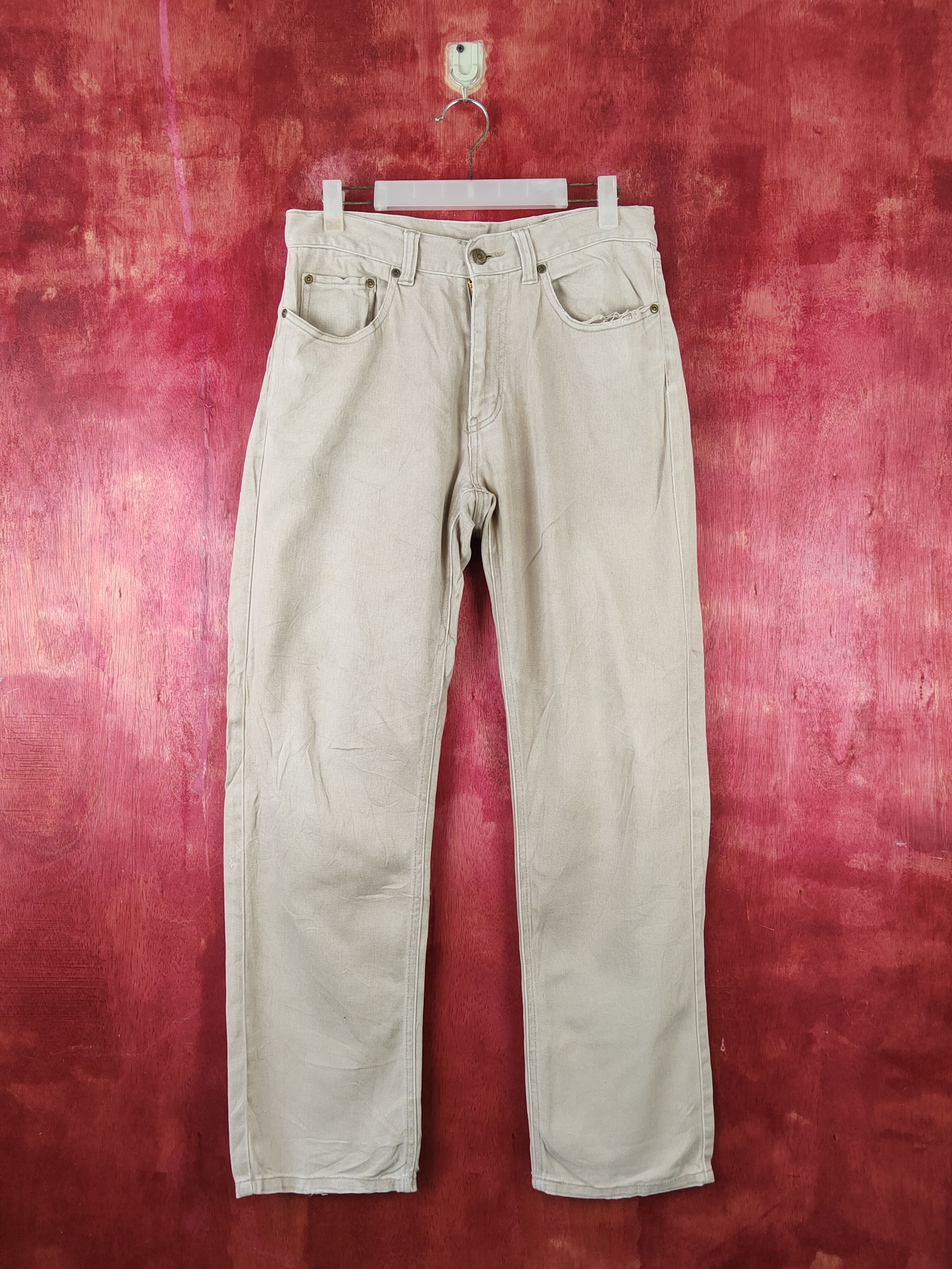 Japanese Brand × Vintage Japanese Brand Beige vintage Casual Pants #S2260 Size US 31 - 1 Thumbnail