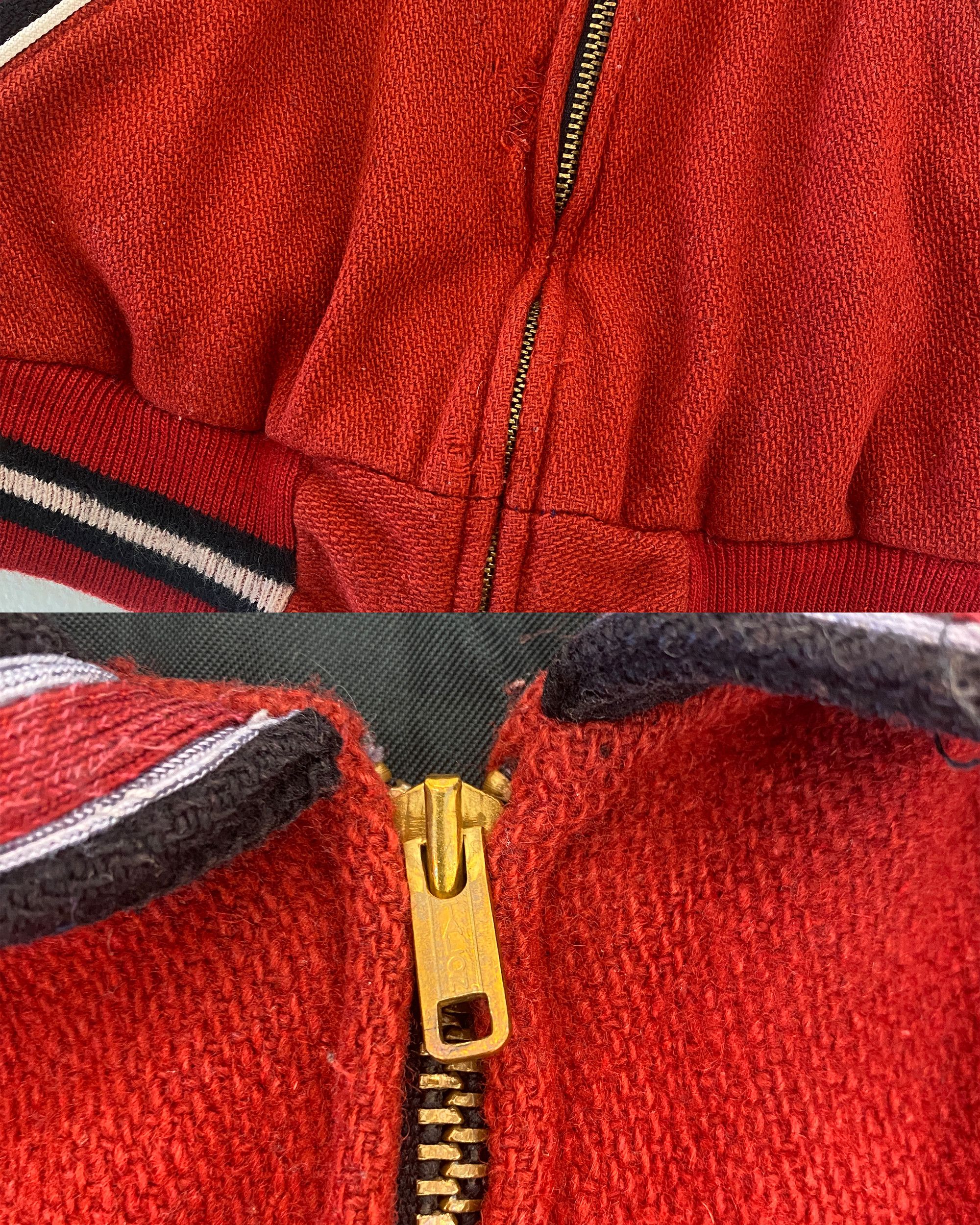 Vintage 1970s College Wool Jacket Size US XS / EU 42 / 0 - 4 Thumbnail
