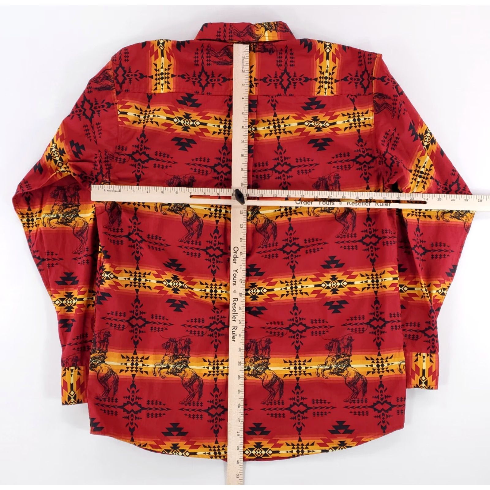 Ariat Ariat Button Down Shirt Aztec Southwest Cowboy Horse Lasso Mens M Multicolor Shirt Mens M Size US M / EU 48-50 / 2 - 5 Thumbnail