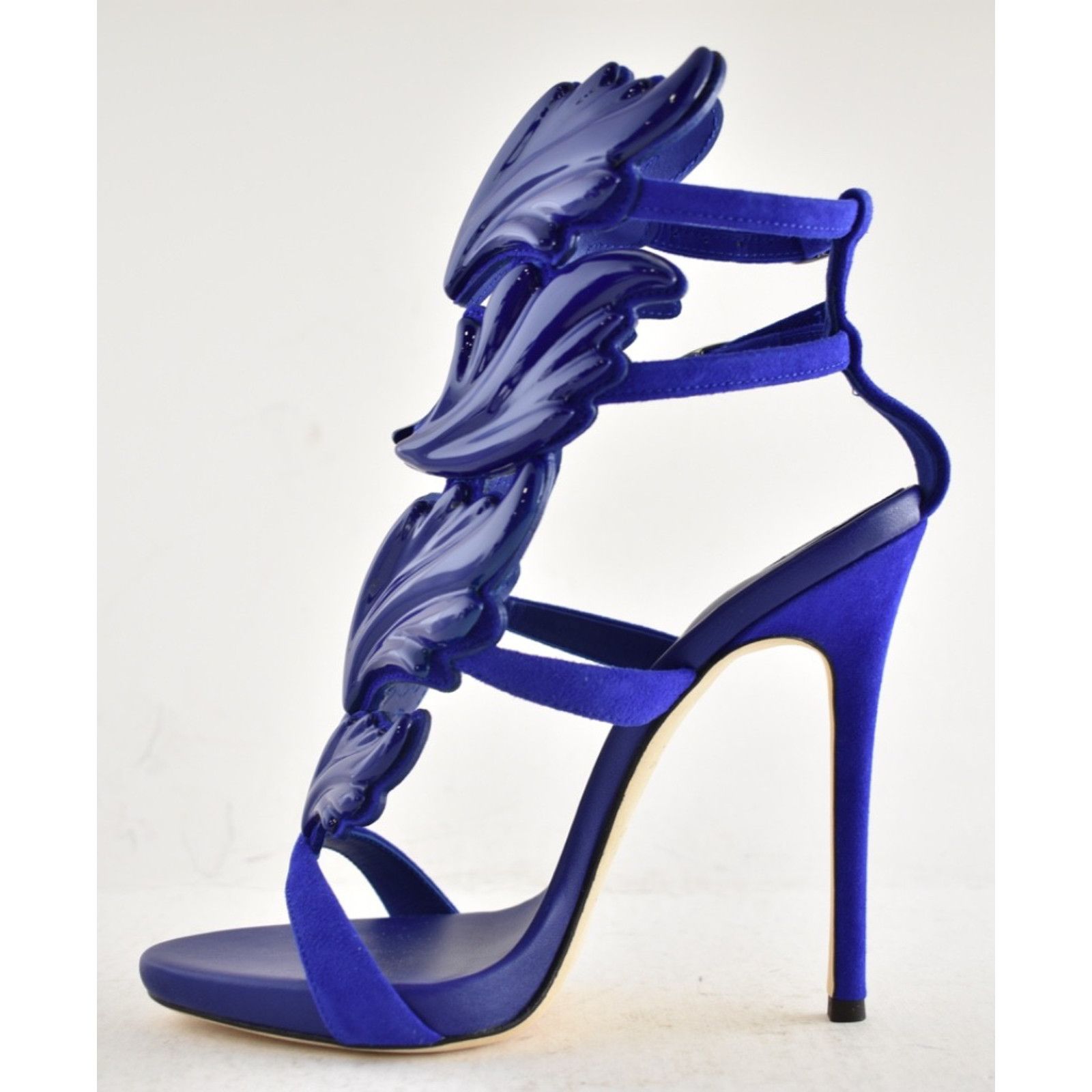 Giuseppe Zanotti Giuseppe Zanotti Cruel Summer Blue Wing Strap Sandal 35 Size US 5 / IT 35 - 10 Thumbnail