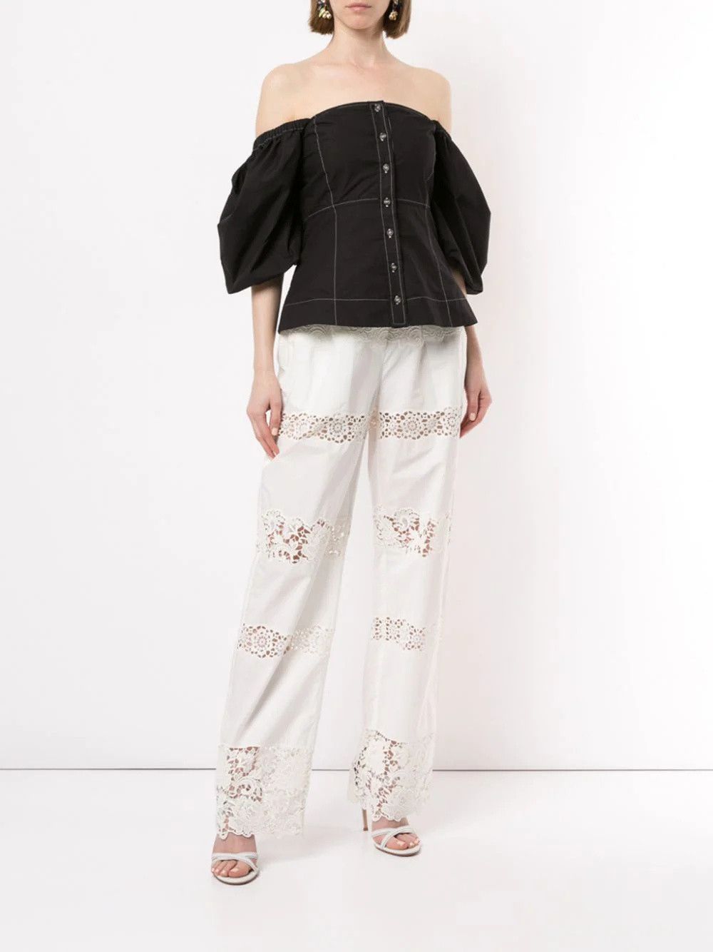 Dolce & Gabbana o1y0925 Sweatpant in Ivory Size 28" / US 6 / IT 42 - 5 Thumbnail