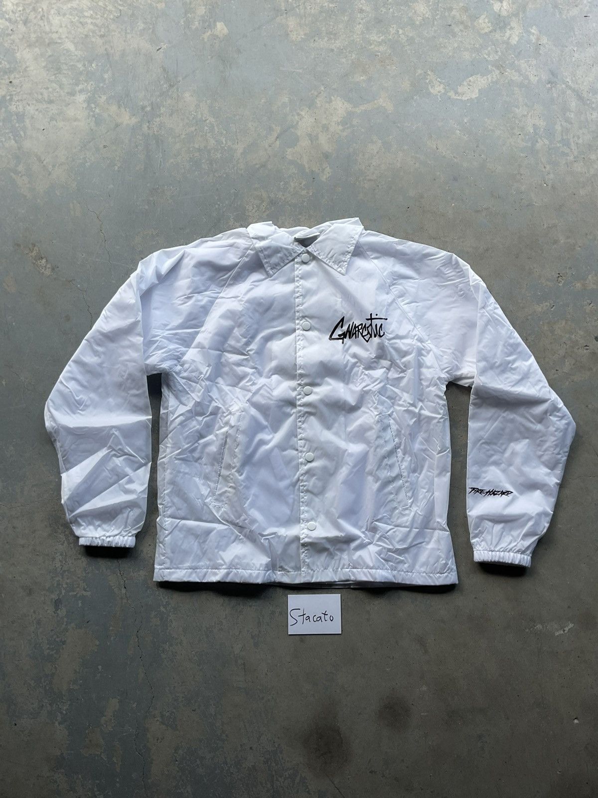 Gnarcotic Gnarcotic Lil Gnar Fire Hazard Windbreaker White Size US S / EU 44-46 / 1 - 1 Thumbnail
