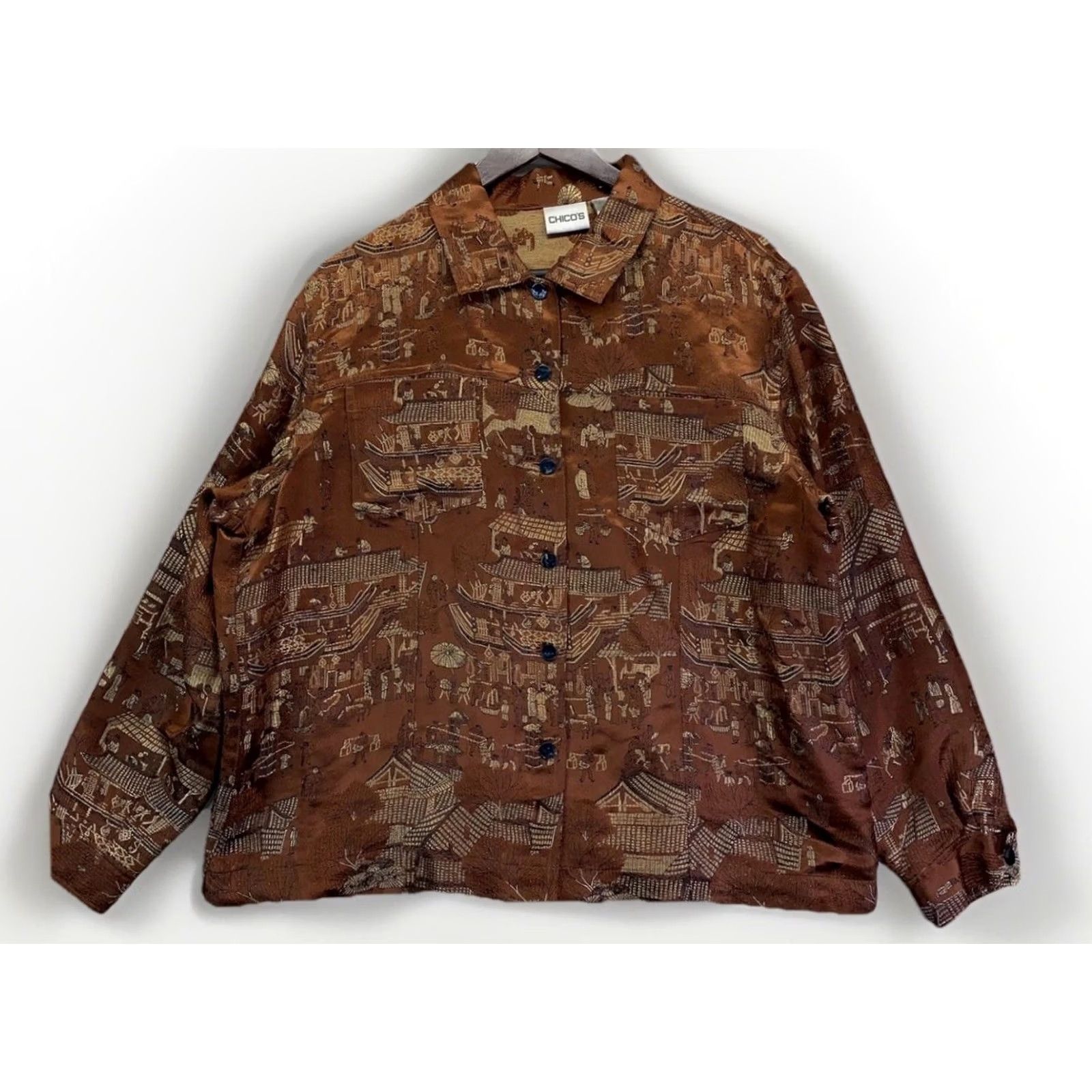 Vintage VINTAGE Chico’s Shirt XS? XXX Size XL / US 12-14 / IT 48-50 - 2 Thumbnail
