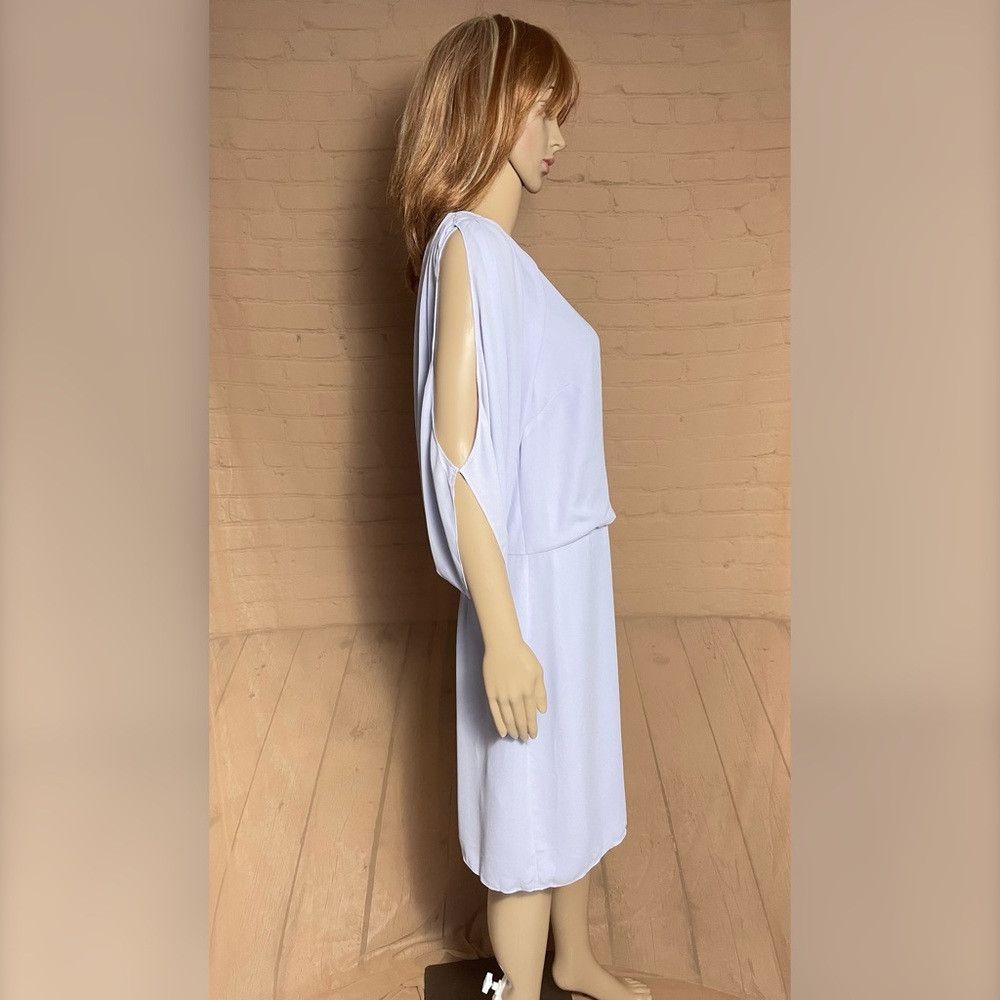 Halston Heritage NWT New $295 Halston Heritage Drape Back Cape Lavender Dres Size XL / US 12-14 / IT 48-50 - 5 Thumbnail