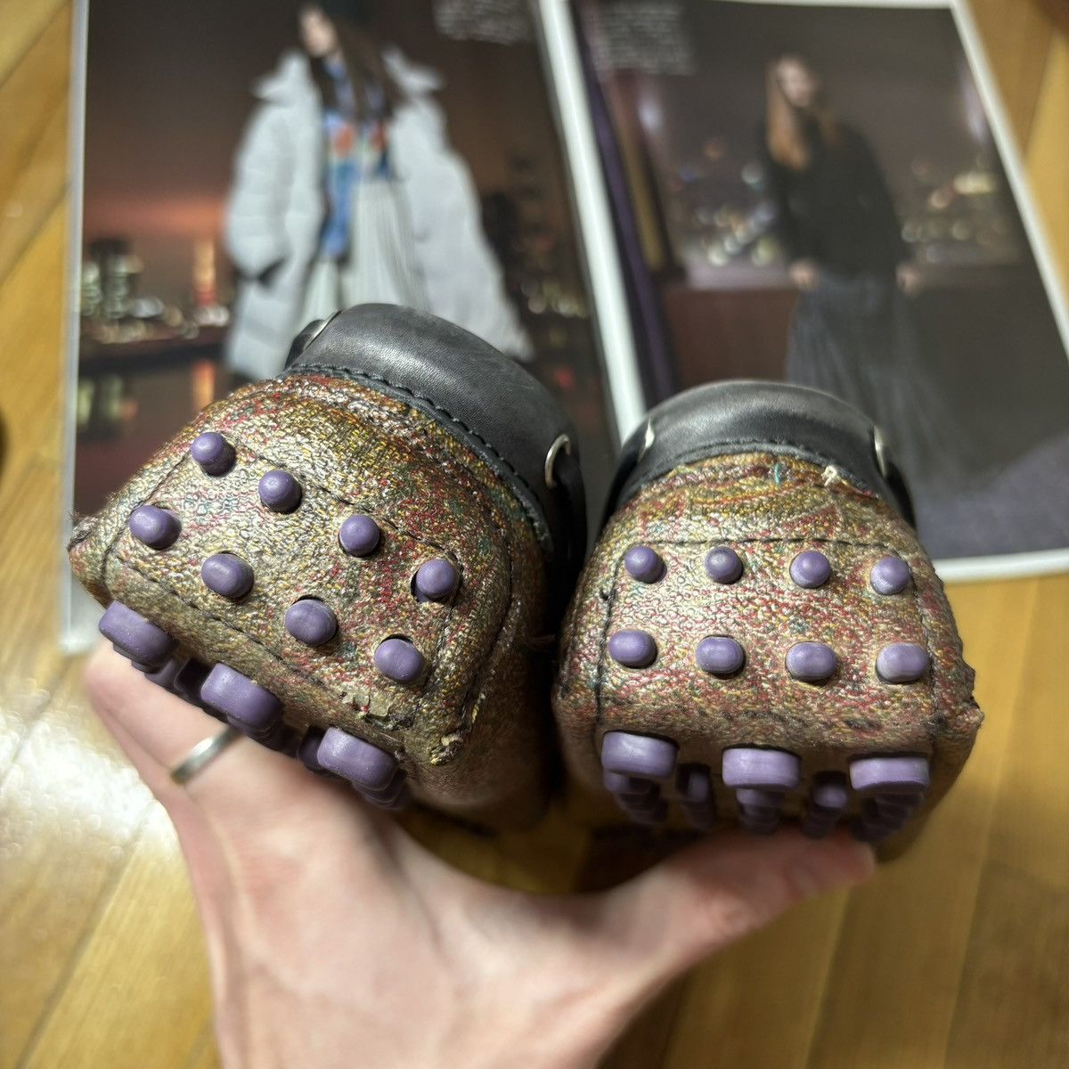 Etro Etro Slip-ons Multicolour Italian Design Shoes Size US 7 / IT 37 - 8 Thumbnail