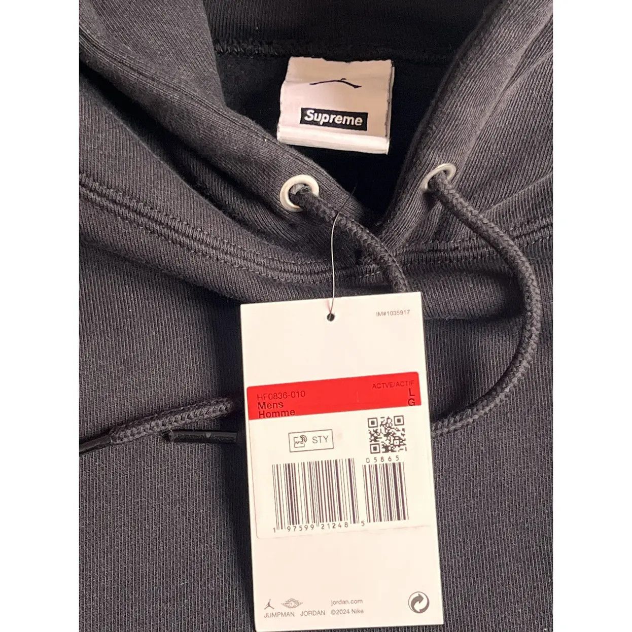 Supreme Supreme®/Jordan® Hoodie Size US L / EU 52-54 / 3 - 7 Thumbnail