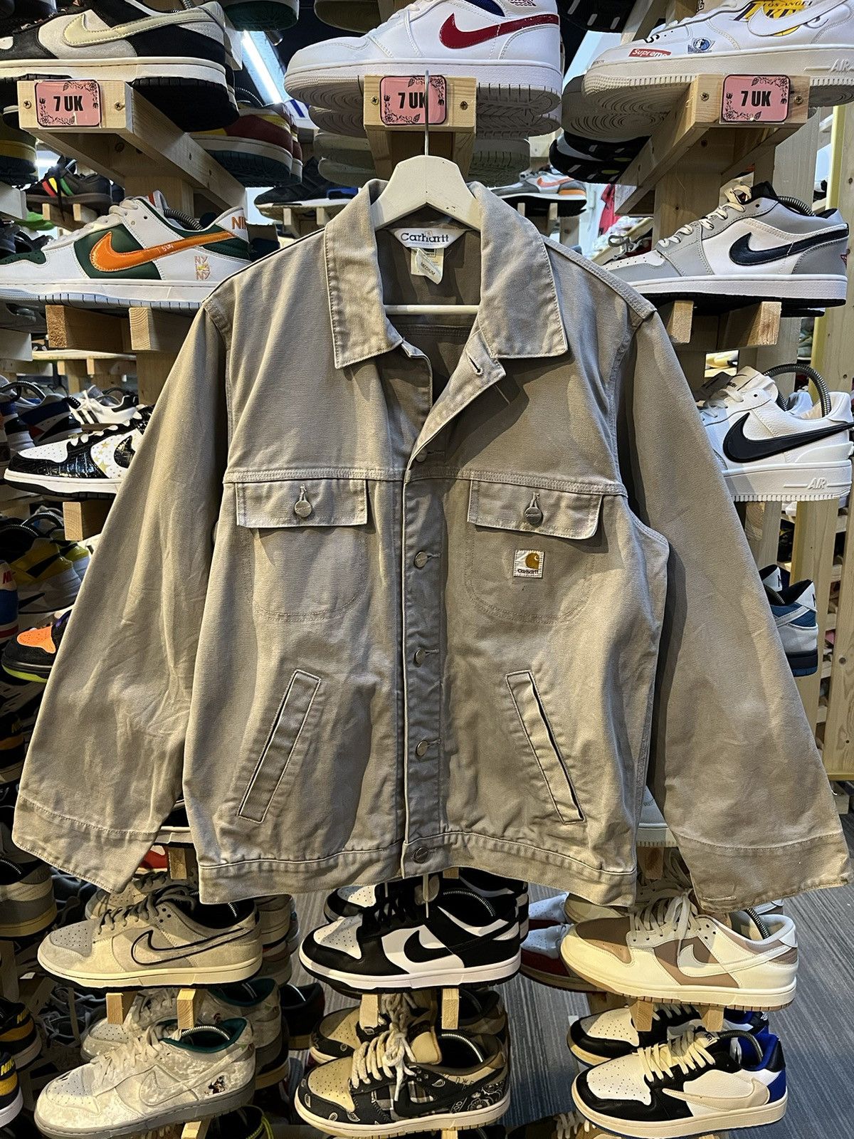 Carhartt × Carhartt Wip Carhartt grey Jacket Size US M / EU 48-50 / 2 - 1 Thumbnail