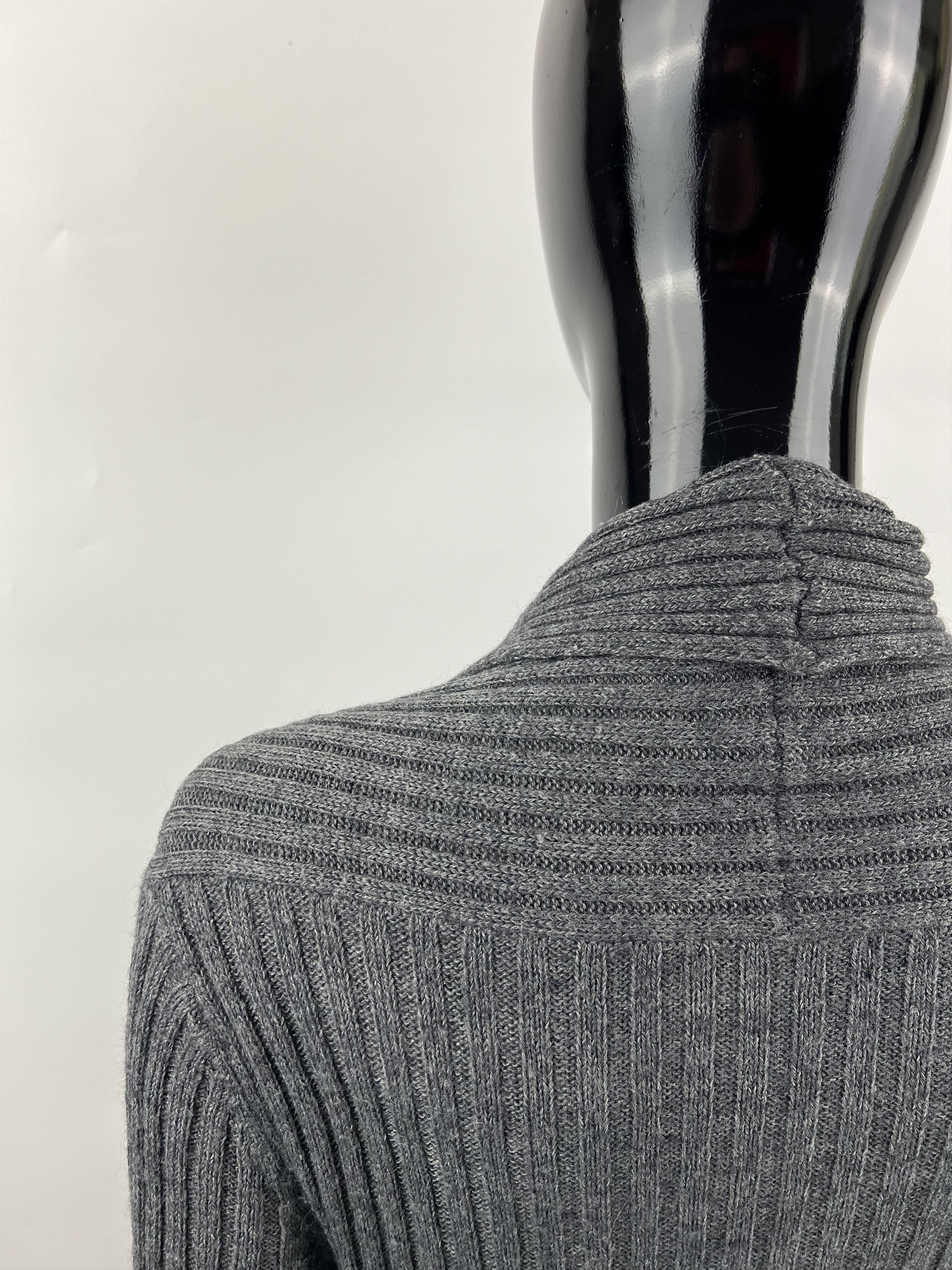 Zadig & Voltaire Zadig Voltaire Alpaca Wool Asymmetrical Ribbed Open Cardigan Size ONE SIZE - 10 Thumbnail
