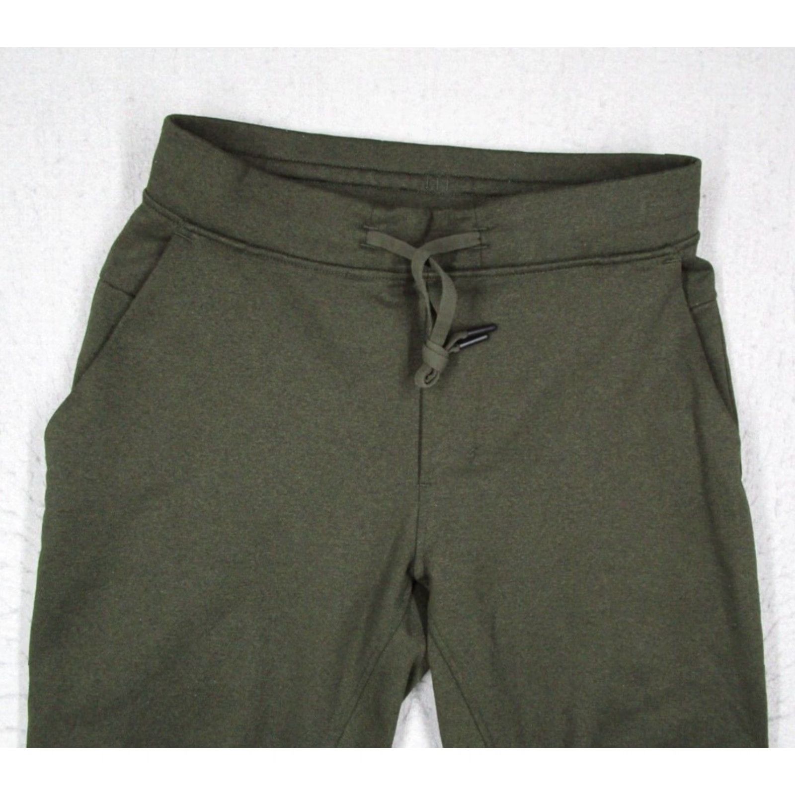 Lululemon Lululemon Mens Small Green Joggers Wool Blend Stretch Athleisure 29x28 Pants Size US 29 - 2 Thumbnail