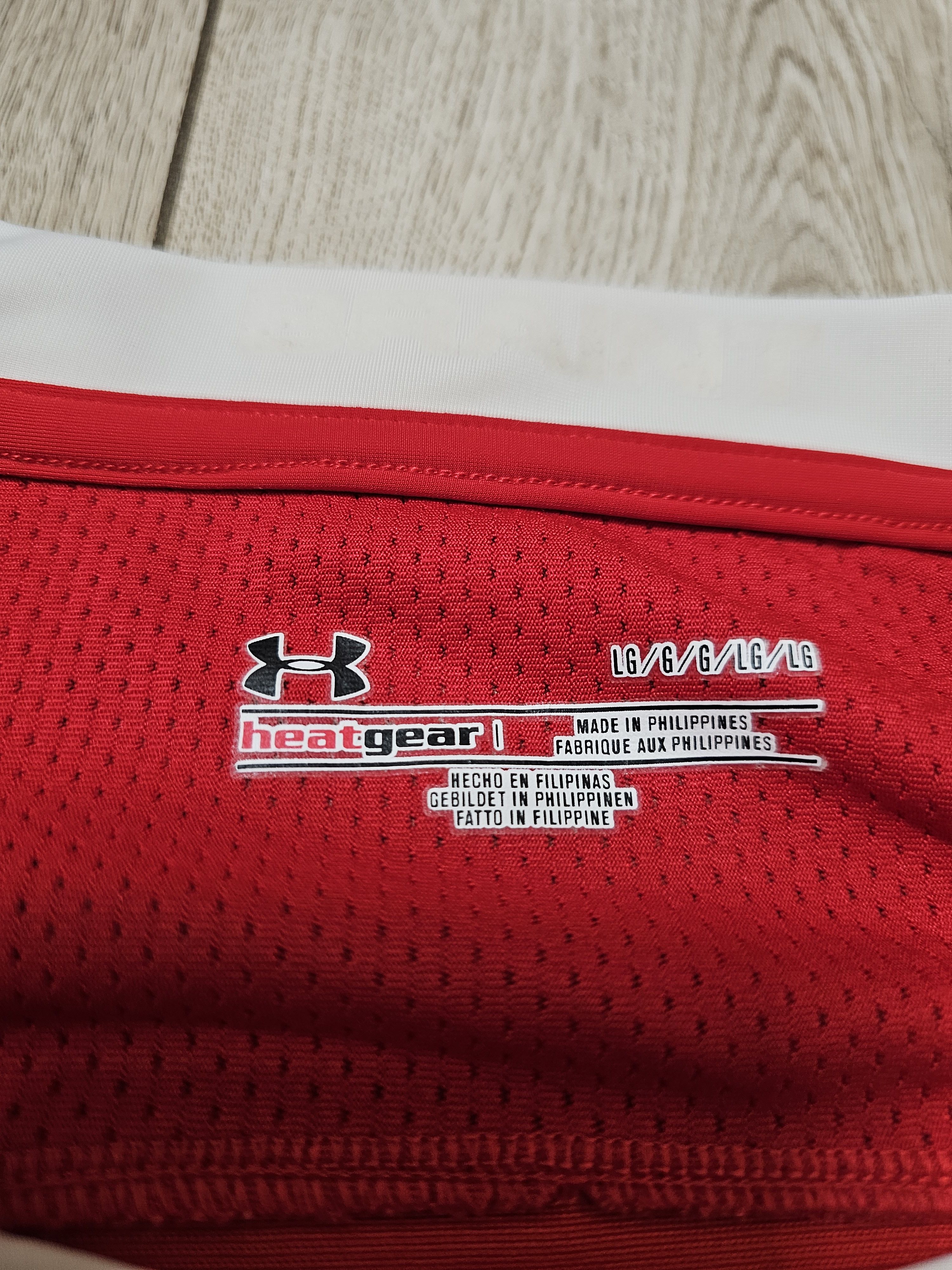 Under Armour WALES RUGBY JERSEY HOME 2019 SHIRT WRU RUGBY JERSEY RED RARE Size US L / EU 52-54 / 3 - 5 Thumbnail