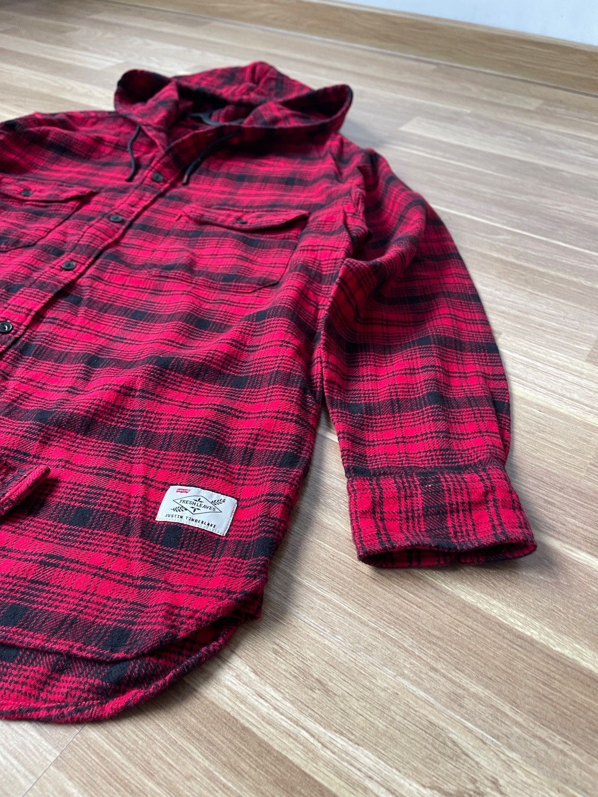 Levi's LEVI'S Justin Timberlake Plaid Flannel Overshirt Jacket M Size US M / EU 48-50 / 2 - 5 Thumbnail