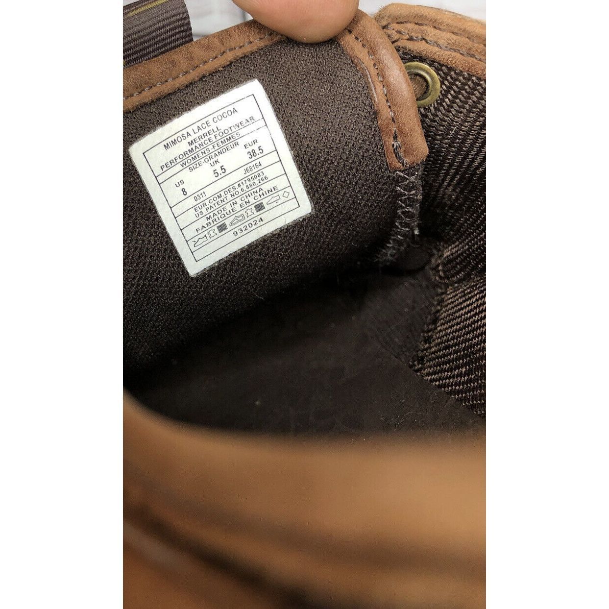 Merrell Merrell Mimosa Lace Cocoa Brown Hiking Trail Shoes J68164 Wo Size US 8.5 / IT 38.5 - 6 Thumbnail