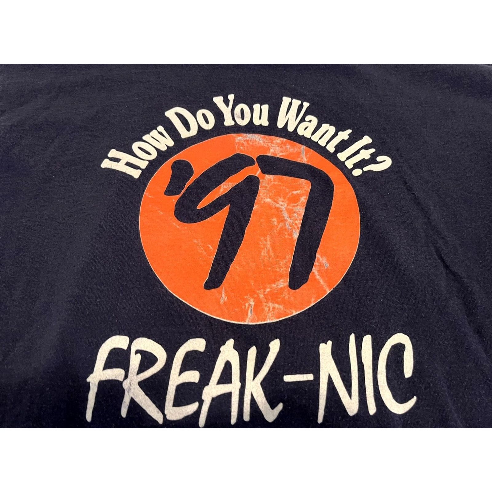 Fruit Of The Loom VINTAGE Freak-Nic Freaknic 1997 Hotlanta Shirt How Do You Want It 2PAC Tupac XL Tshirt Men Blue 90s Music Shirt Mens XL Size US XL / EU 56 / 4 - 2 Thumbnail