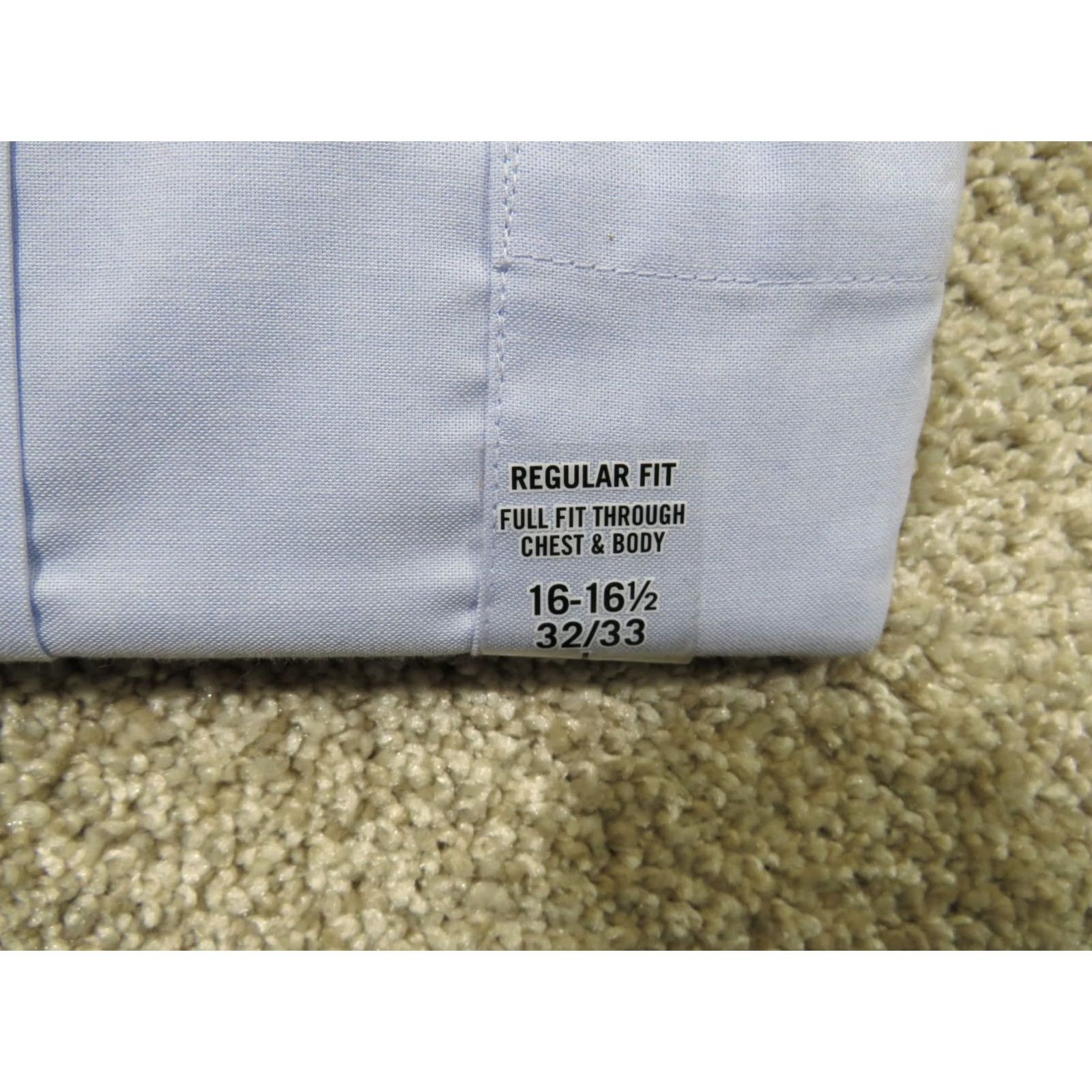 Chaps Chaps Regular Fit Button Down Shirt Sz L LS LT Blue Wrinkle Free NWT Size US L / EU 52-54 / 3 - 4 Thumbnail