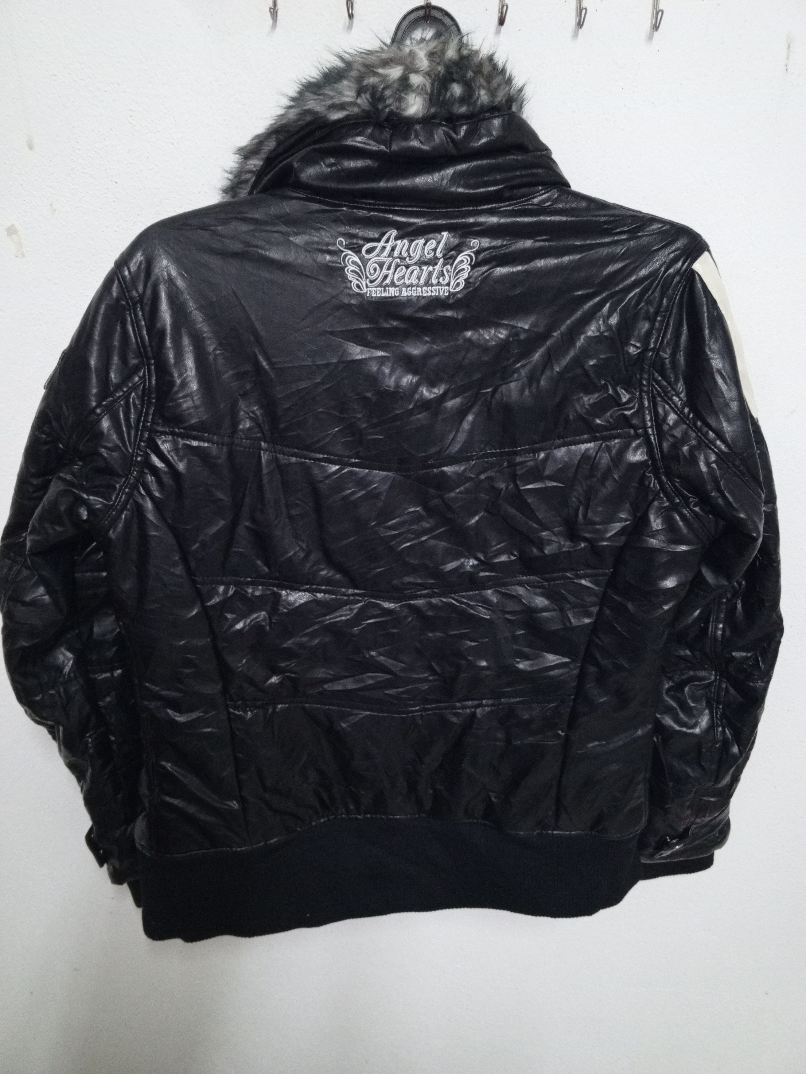 If Six Was Nine 🔥PUNK GIRL🔥 ANGEL HEARTS JACKET FULLBLACK Size M / US 6-8 / IT 42-44 - 11 Thumbnail