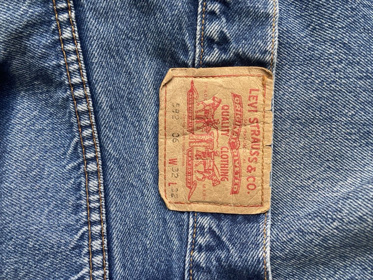 Levi's × Vintage Rare y2k Levi’s 582 straight leg denim Size US 32 / EU 48 - 3 Thumbnail