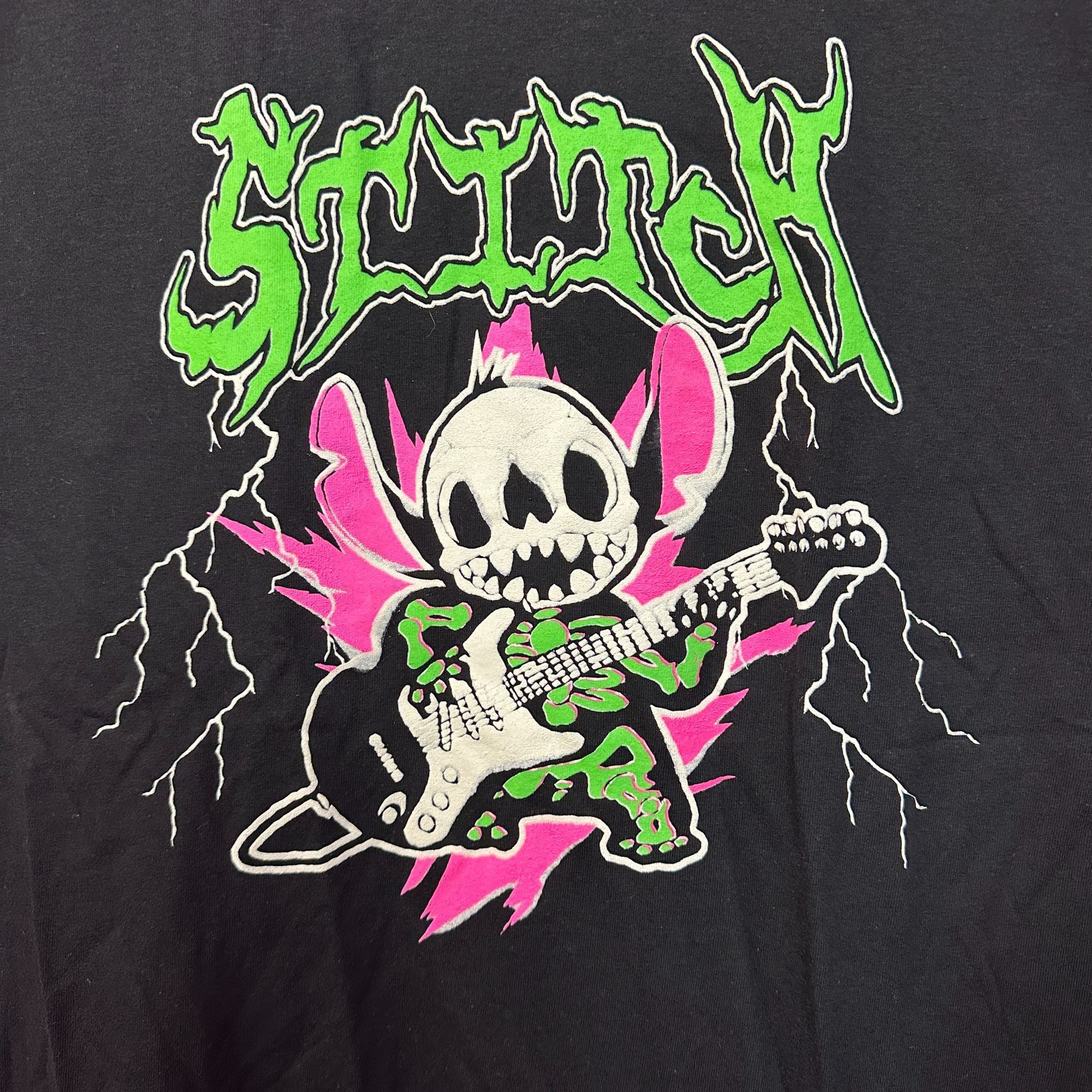 Disney Stitch Electric Guitar Shredding Disney Animated Movie Tee L Size US L / EU 52-54 / 3 - 2 Thumbnail
