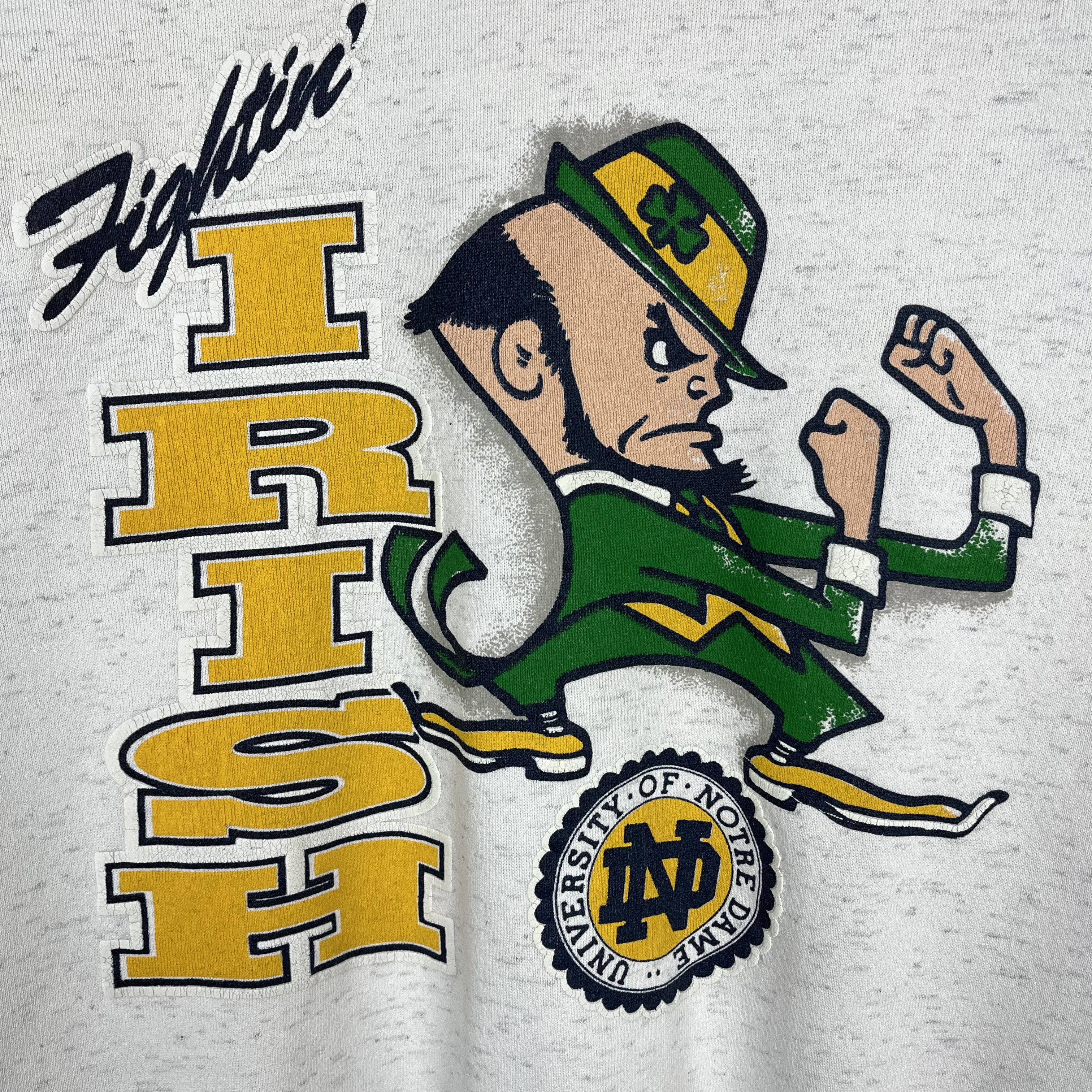 NCAA Vintage NCAA Notre Dame Fighting Irish Sweatshirt 1990’s Size US M / EU 48-50 / 2 - 7 Thumbnail