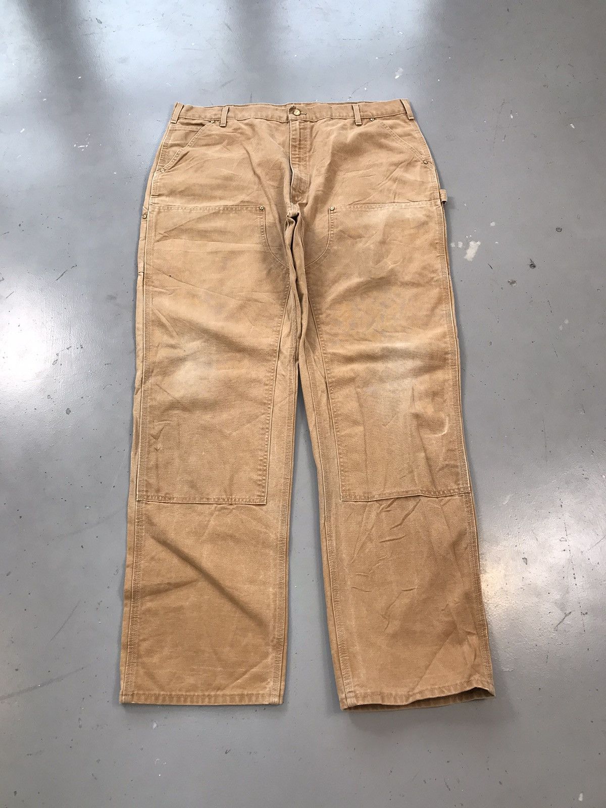 Carhartt × Vintage Vintage Carhartt straight fit double knee denim Size US 42 / EU 58 - 1 Thumbnail