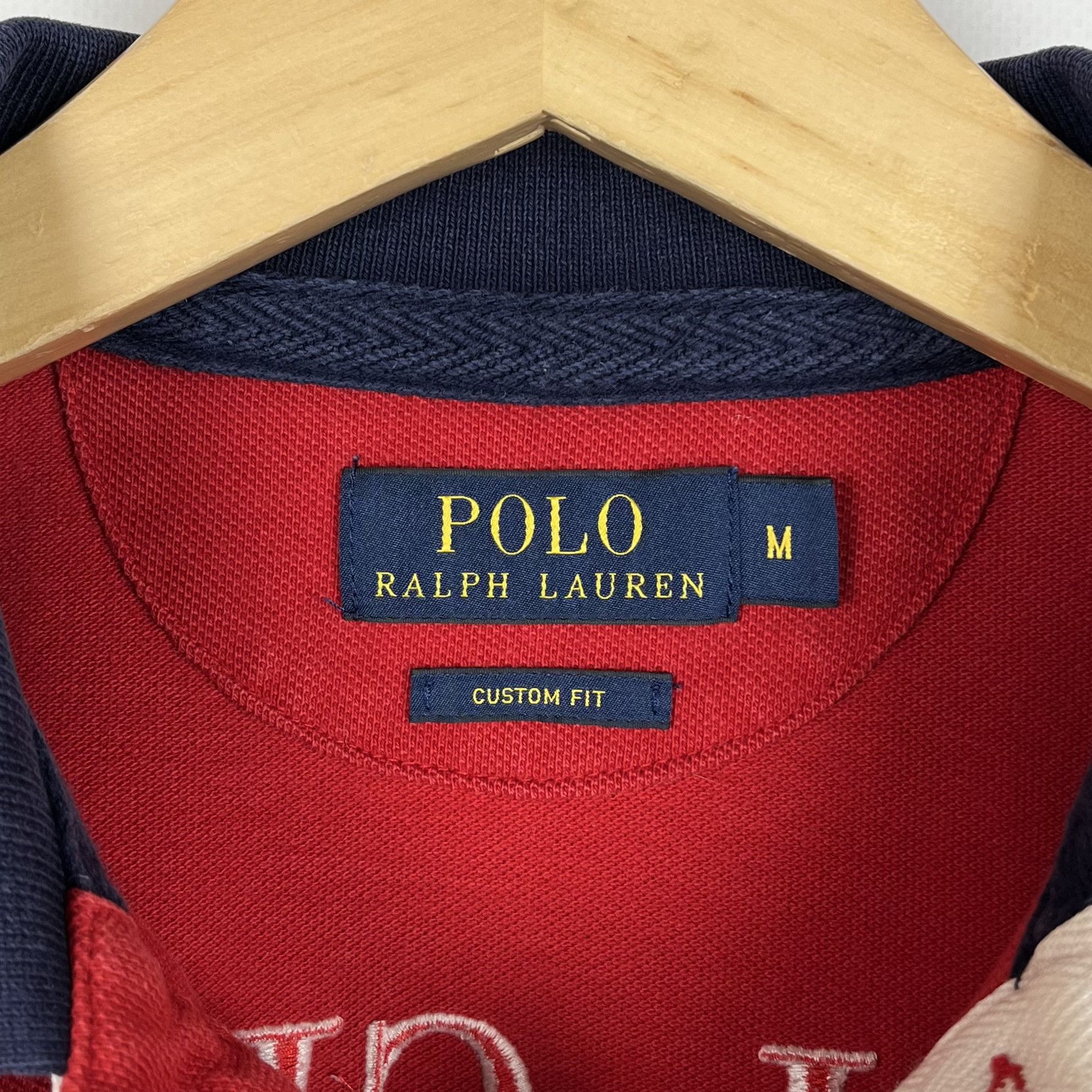 Polo Ralph Lauren Vintage Polo Ralph Lauren Big Logo Polo Shirt 90’s Size US M / EU 48-50 / 2 - 10 Thumbnail