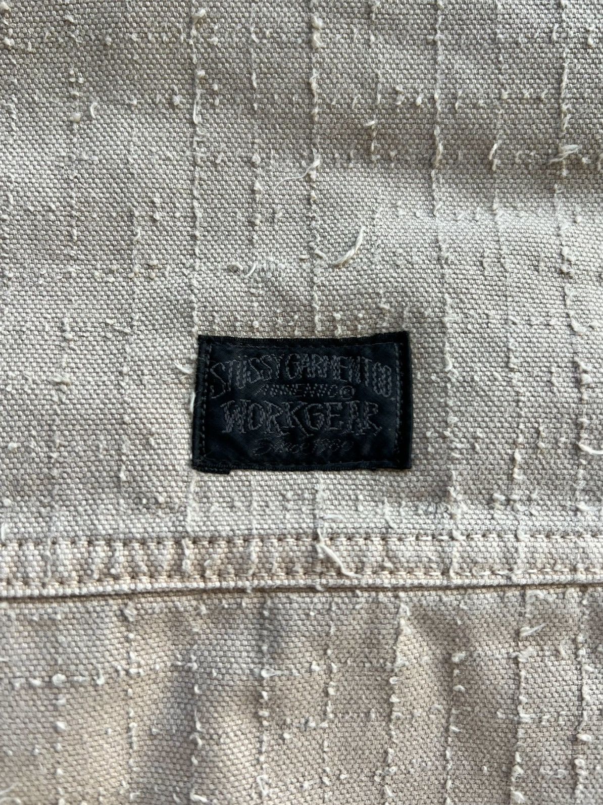 Stussy Stussy Canvas Needlepunch Work Jacket “Khaki” XL Size US XL / EU 56 / 4 - 8 Thumbnail