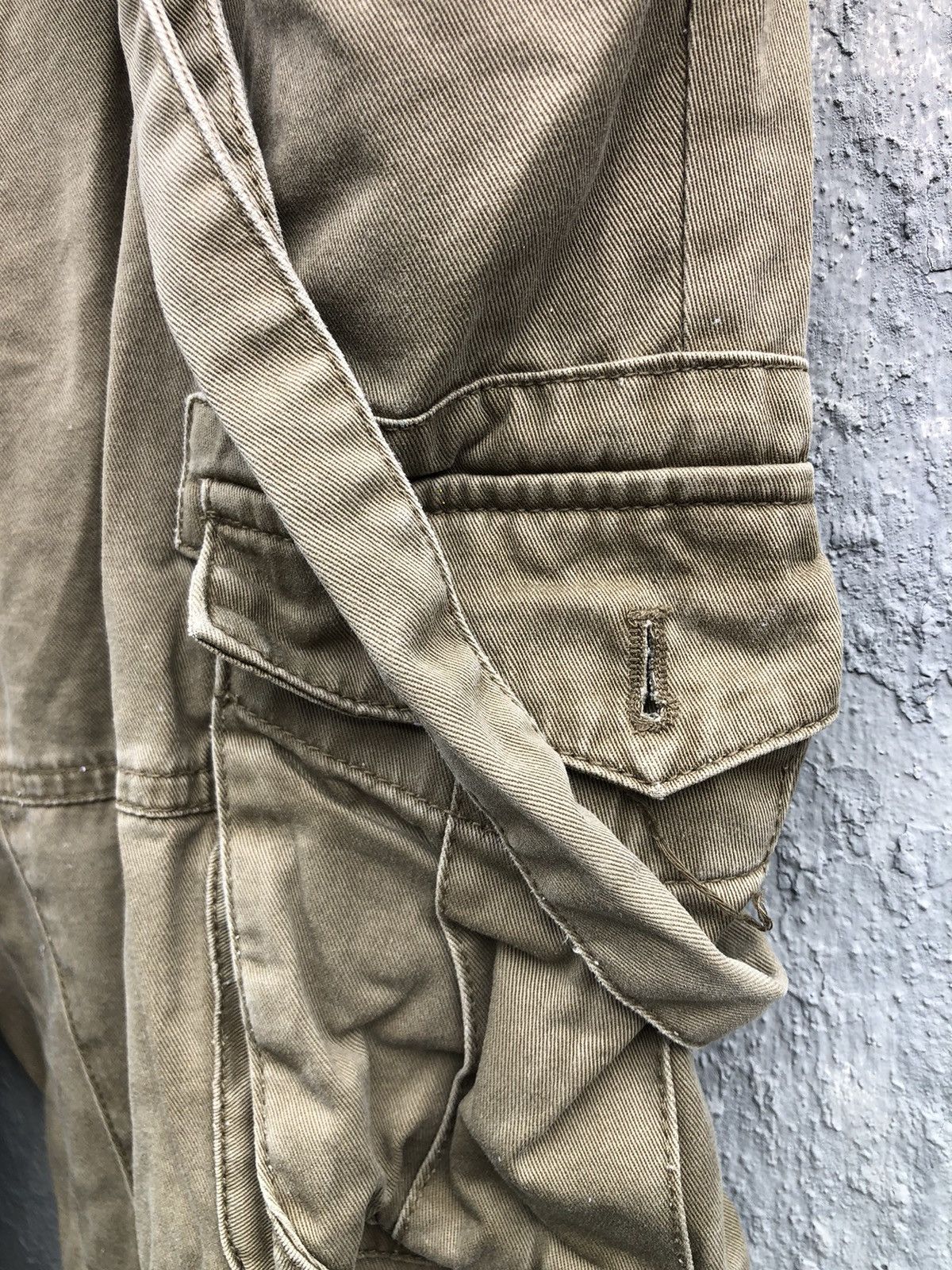 PPFM PPFM Anarchy Denim Eastern Rock Cargo Pants With Bondage Size US 32 / EU 48 - 13 Thumbnail