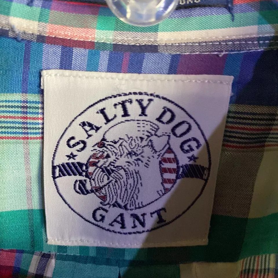 Gant Salty Dog Gant Button Down Shirt Men's Foxhunt Plaid L Size US L / EU 52-54 / 3 - 3 Thumbnail