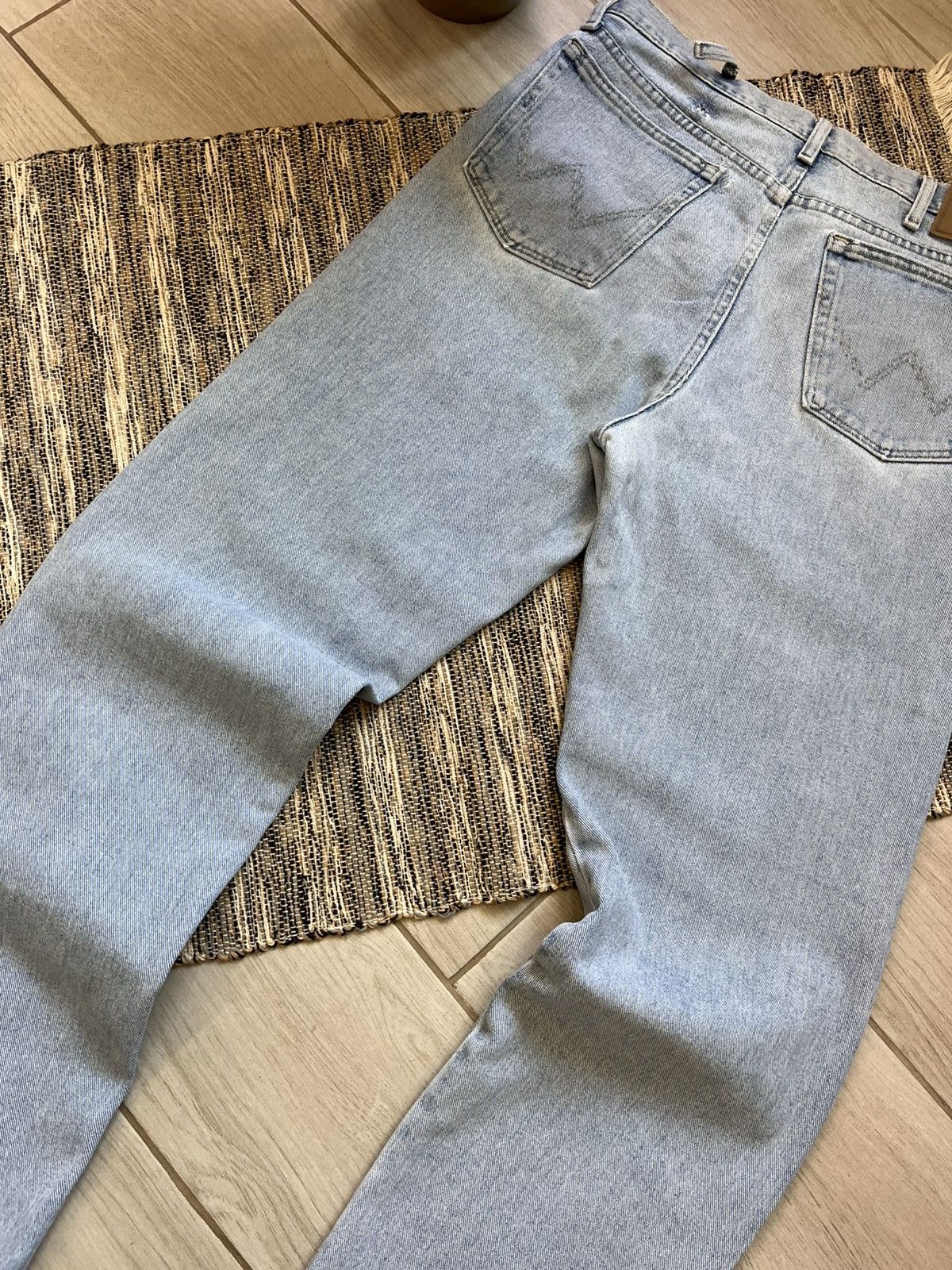 Vintage × Wrangler Vintage Wrangler Jeans washed distressed denim blue Size US 34 / EU 50 - 12 Thumbnail