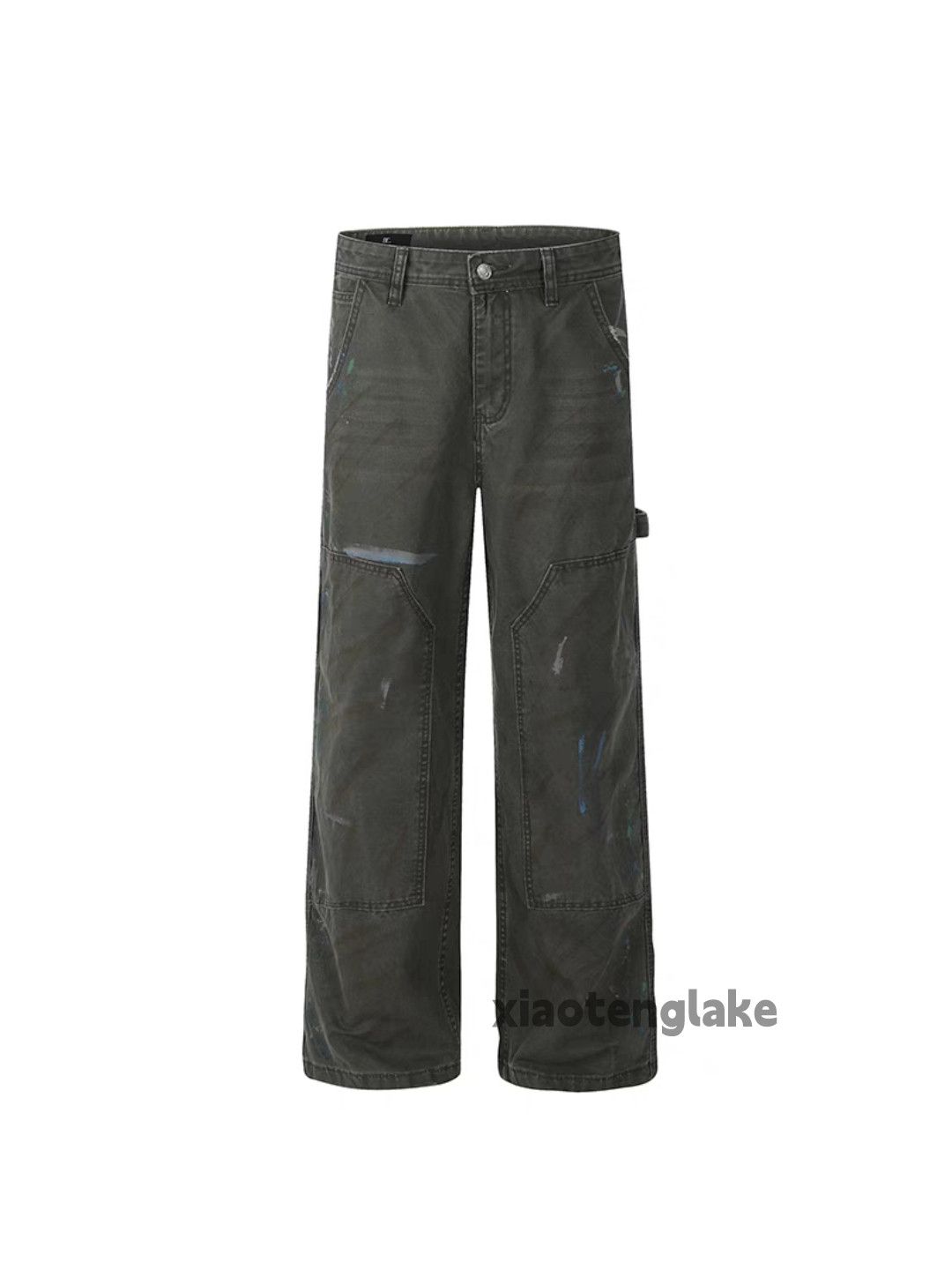 Designer × Vintage utility outdoor workwear carpenter loose y2k paint pants Size US 32 / EU 48 - 3 Thumbnail